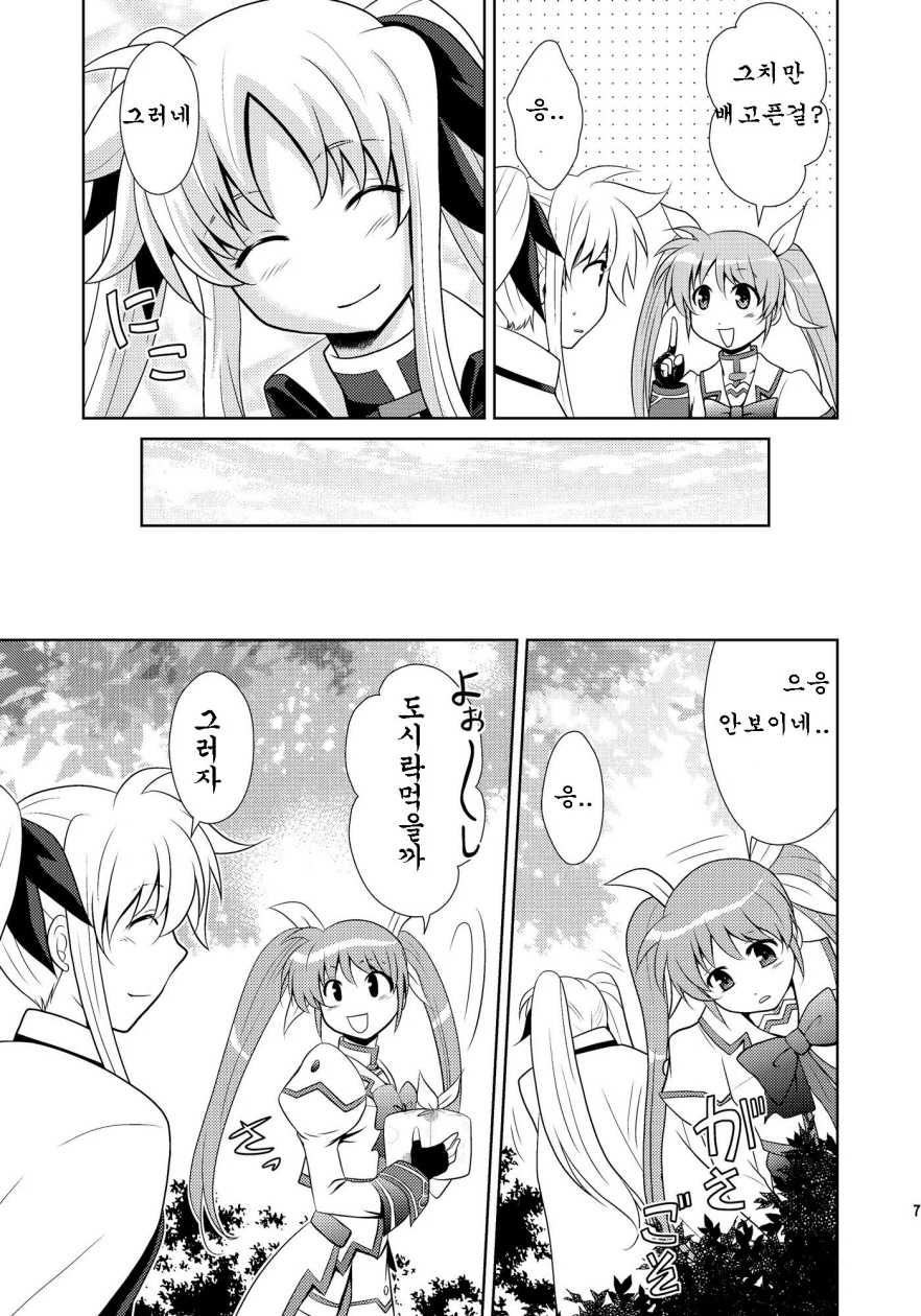 (C79) [inspi. (Izumi Rin)] W Fate-san (Mahou Shoujo Lyrical Nanoha) [Korean] {ISUKA} - Page 8