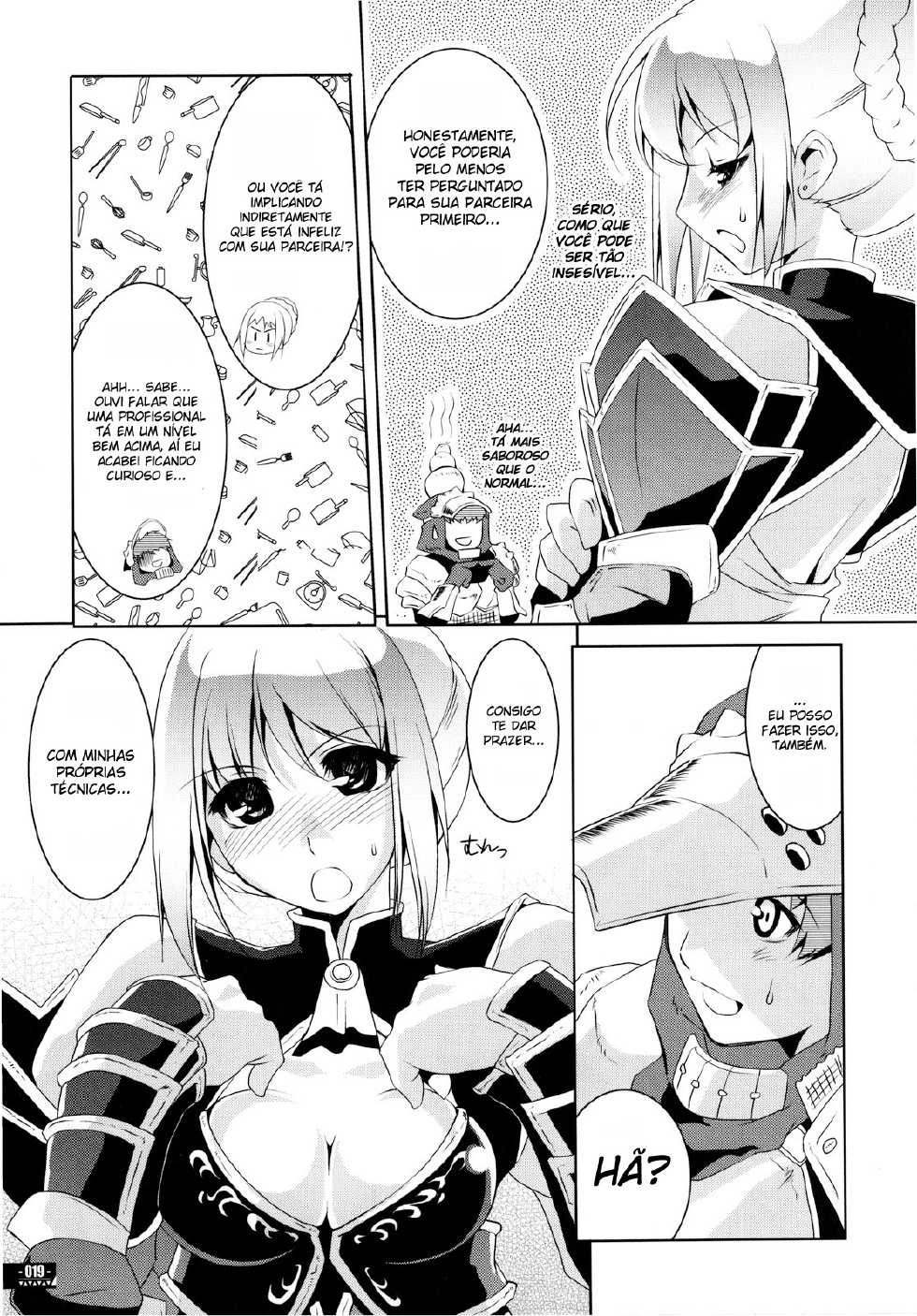 (C78) [Fujiya Honten (Thomas)] Hunter's Bible (Monster Hunter) [Portuguese-BR] {HentaiDarking + Lordmar} - Page 21