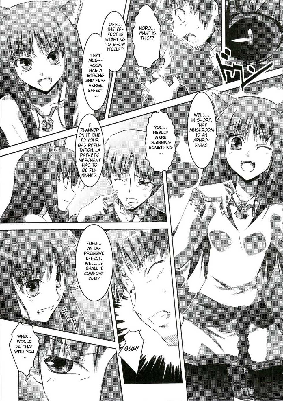 (C74) [Mahirutei (Izumi Mahiru)] Horon Hororon (Spice and Wolf) [English] [One of a Kind Productions] - Page 10
