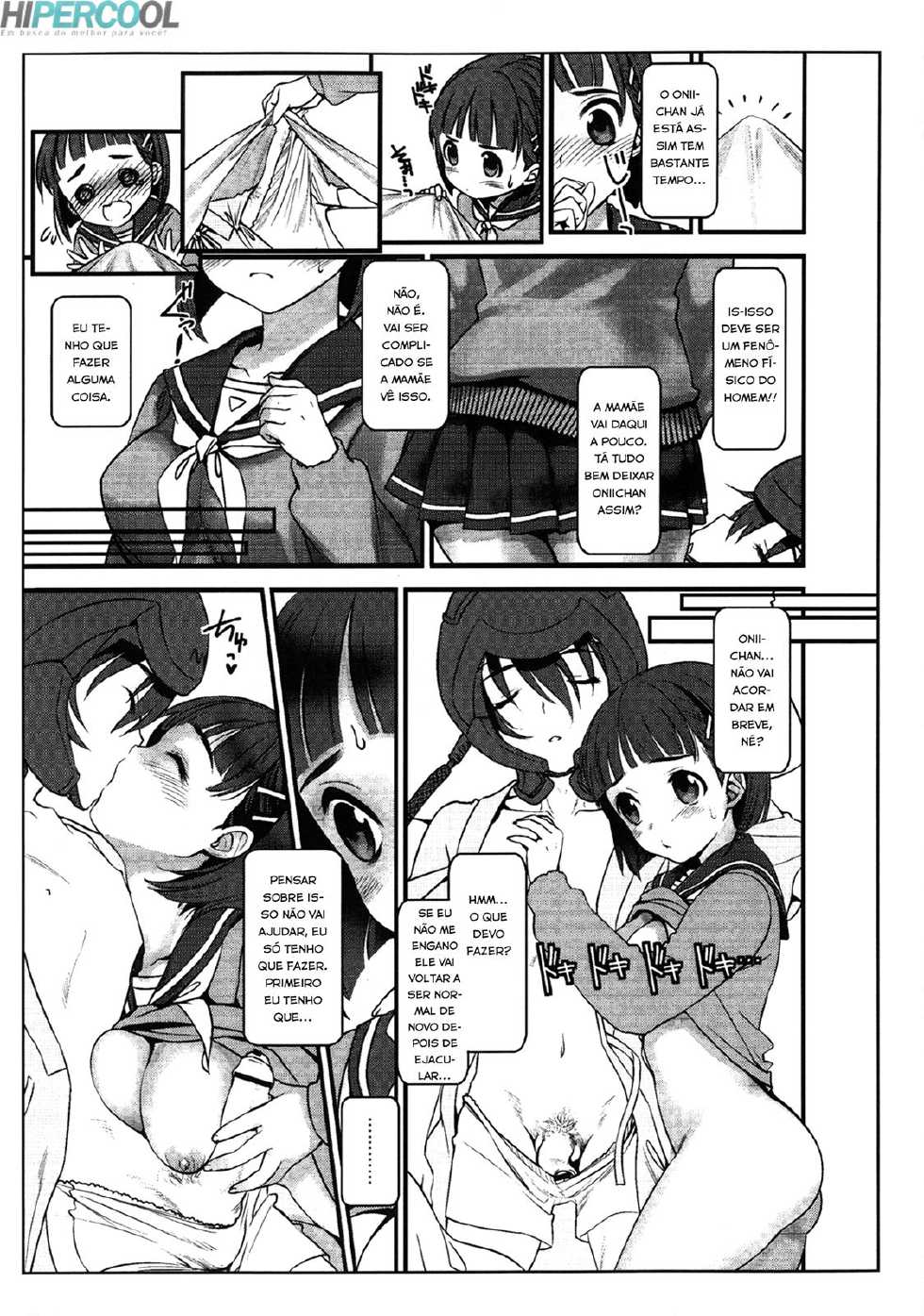 (SC57) [Adulterator (Kano)] Oniichan dakedo Itoko dakara ♥ Kozukuri shitemo ♥ Mondai naiyone (Sword Art Online) [Portuguese-BR] {HipercooL} - Page 4