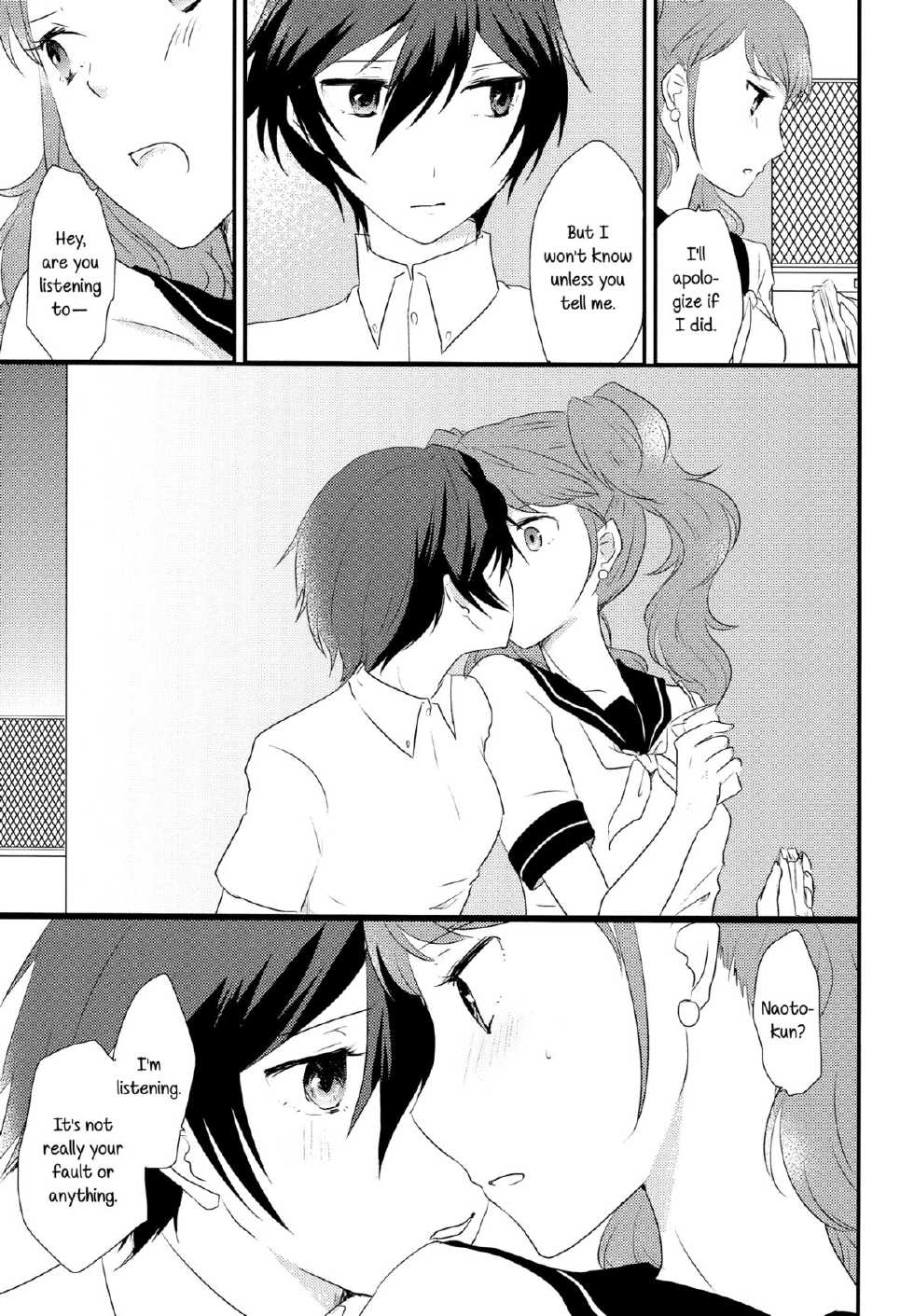 (C86) [MEGANE81 (Shinocco)] Himitsu * Natsufuku = x/Otona | Secret times Summer Uniform equals X over Adult (Persona 4) [English] [Yuri-ism] - Page 7