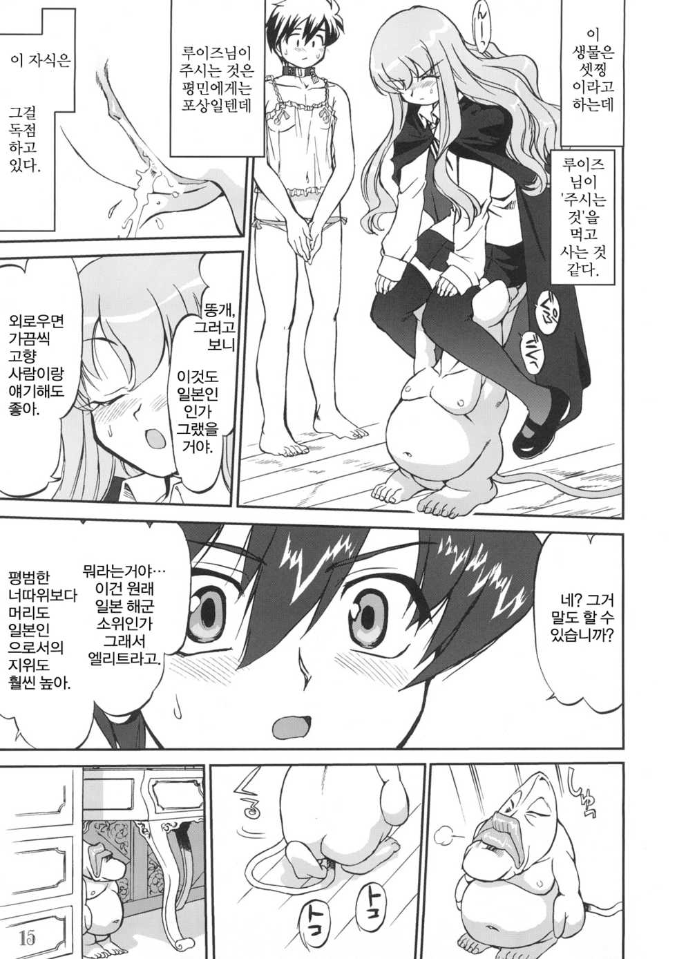 (C72) [Takotsuboya (TK)] Tsukaima Yapoo - Tristain no Metsubou | 사역마 야푸 트리스테인의 멸망 (Zero no Tsukaima) [Korean] - Page 14