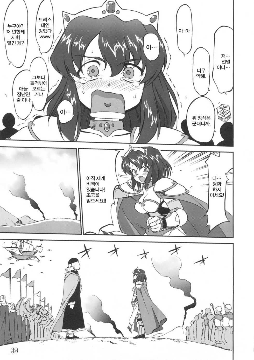 (C72) [Takotsuboya (TK)] Tsukaima Yapoo - Tristain no Metsubou | 사역마 야푸 트리스테인의 멸망 (Zero no Tsukaima) [Korean] - Page 38