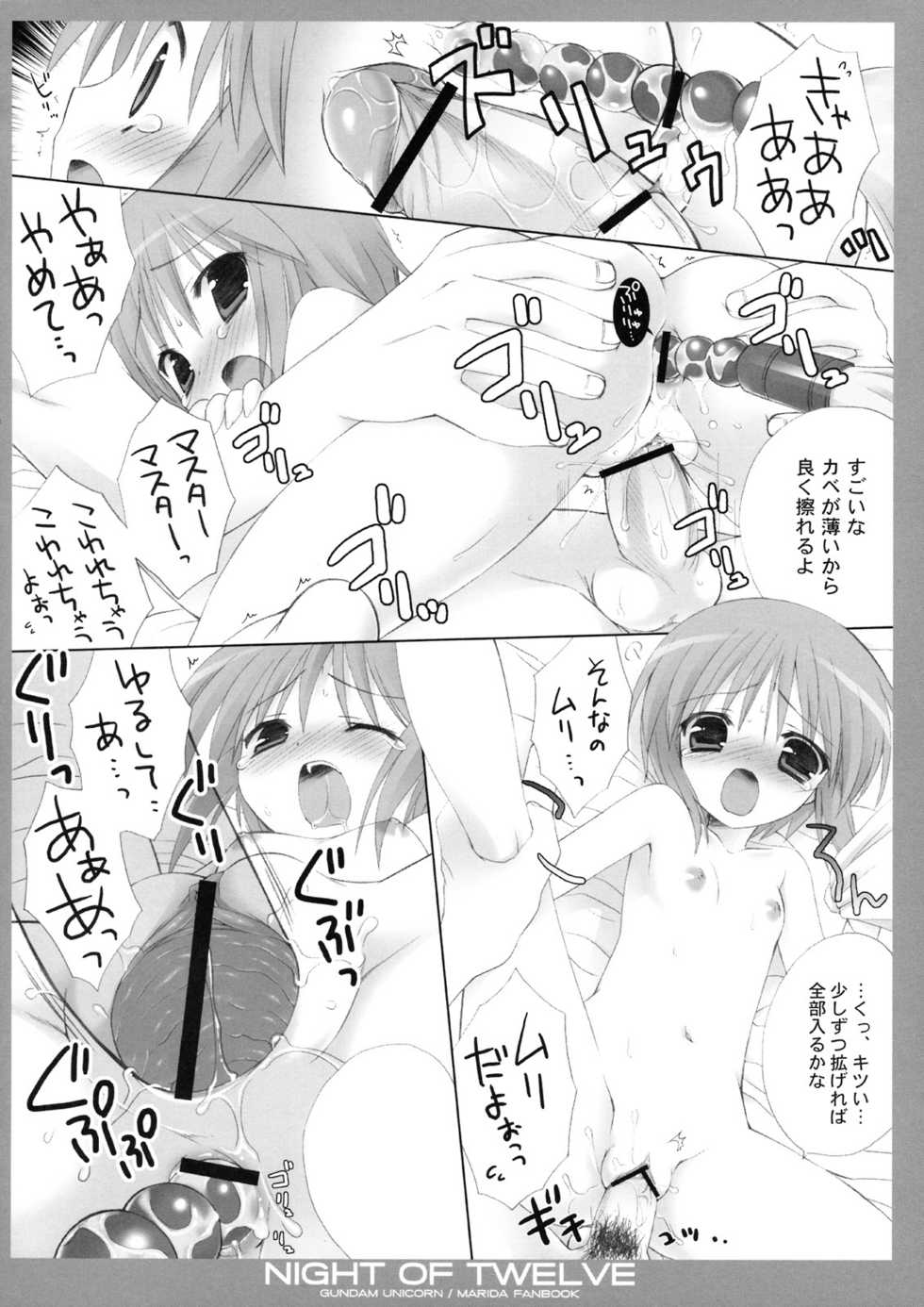 (C75) [Dragon Kitchen (Sasorigatame, Kanibasami)] NIGHT OF TWELVE (Gundam Unicorn) - Page 15