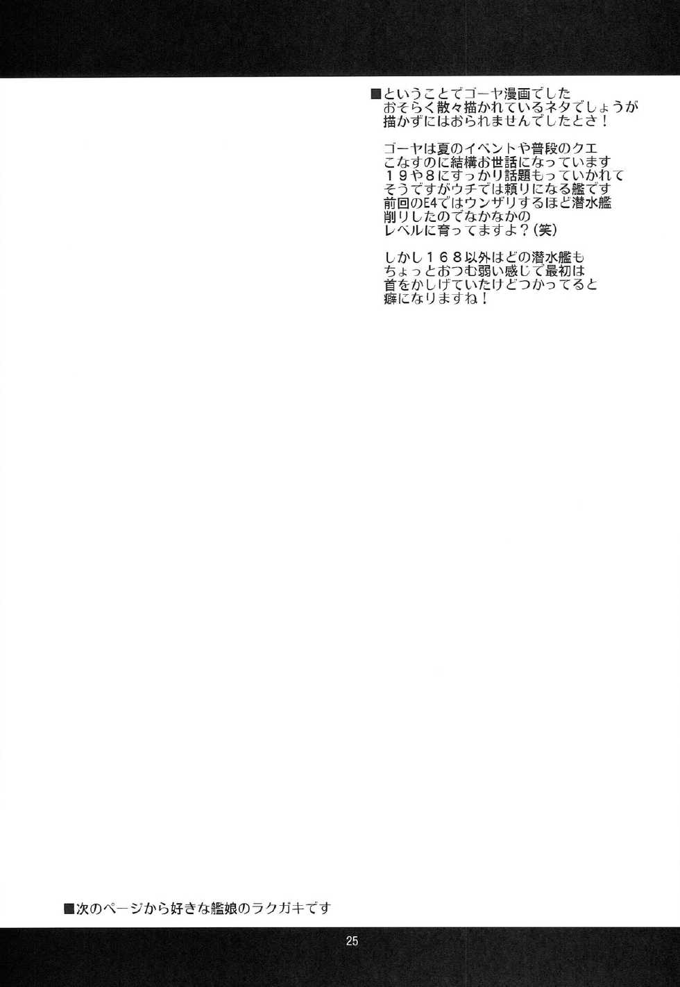 (C85) [niesox (Tamori Tadaji)] Teitoku Nippou (Kantai Collection -KanColle-) - Page 25