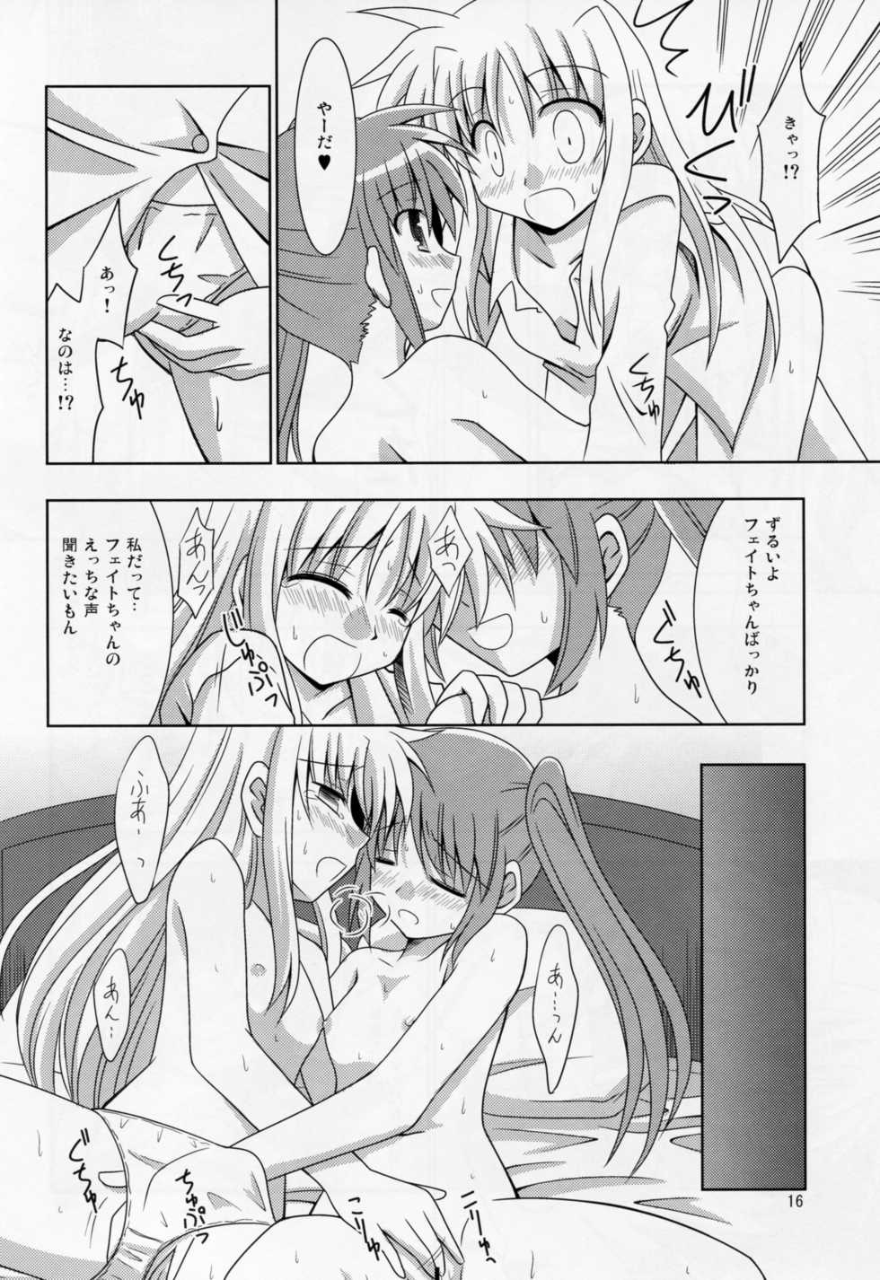(C77) [Sagamani. (Sagami Inumaru)] Yoru ga Akeru made (Mahou Shoujo Lyrical Nanoha) - Page 15