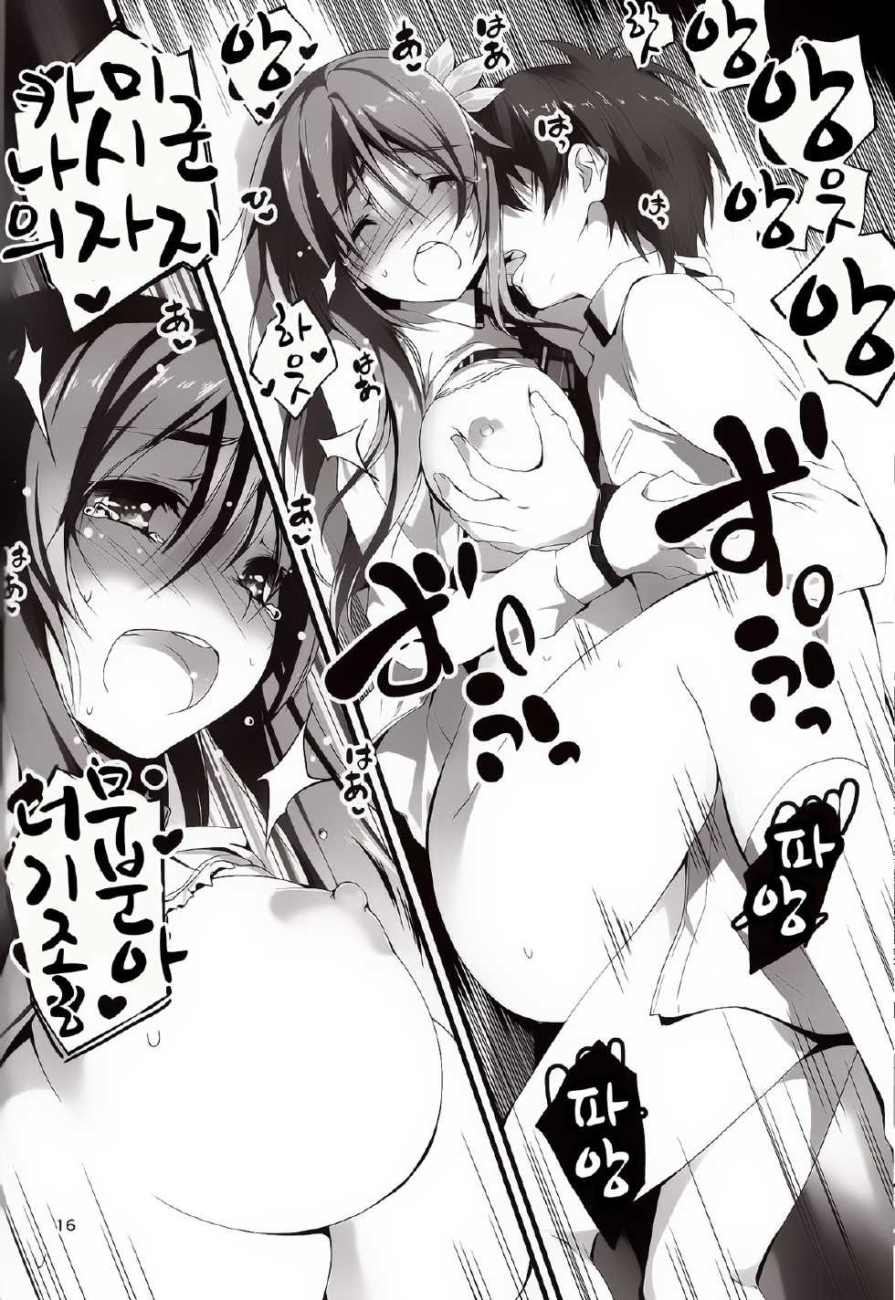 (C84) [Kikurage-ya (Kikurage)] KOI+KAN 3 [Korean] {Golbeza} - Page 17