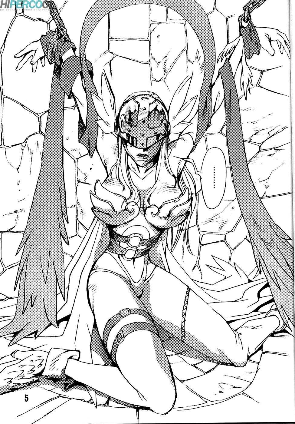 (C58) [Natsumoto Shoubou (Natsumoto Masato)] Ponchi Giga (Digimon) [Portuguese-BR] {HipercooL} - Page 4