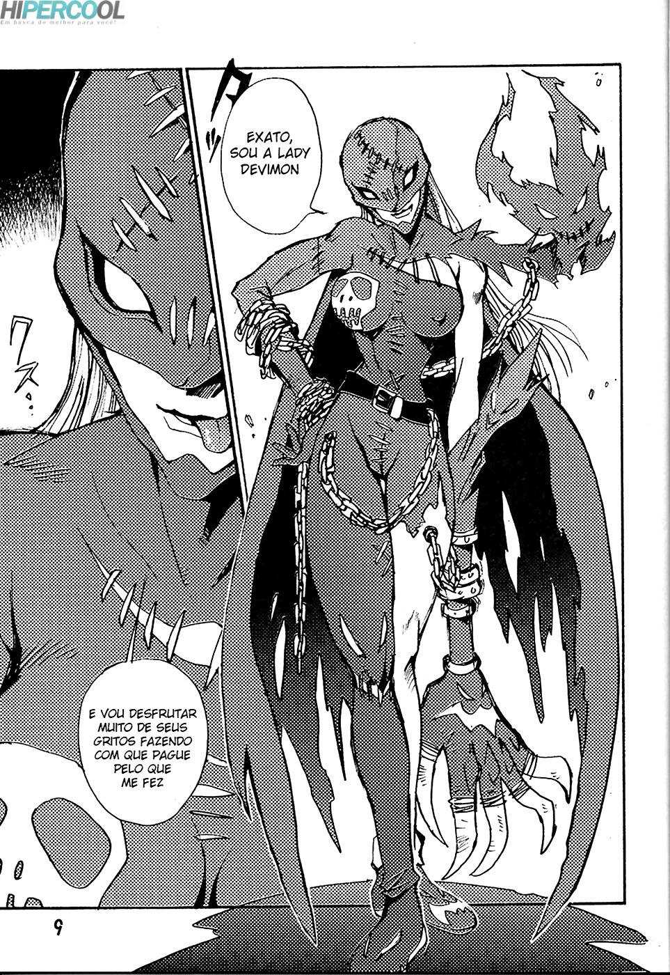 (C58) [Natsumoto Shoubou (Natsumoto Masato)] Ponchi Giga (Digimon) [Portuguese-BR] {HipercooL} - Page 8