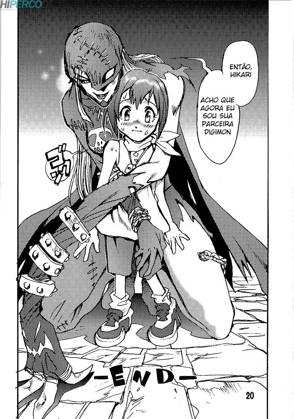 (C58) [Natsumoto Shoubou (Natsumoto Masato)] Ponchi Giga (Digimon) [Portuguese-BR] {HipercooL} - Page 19
