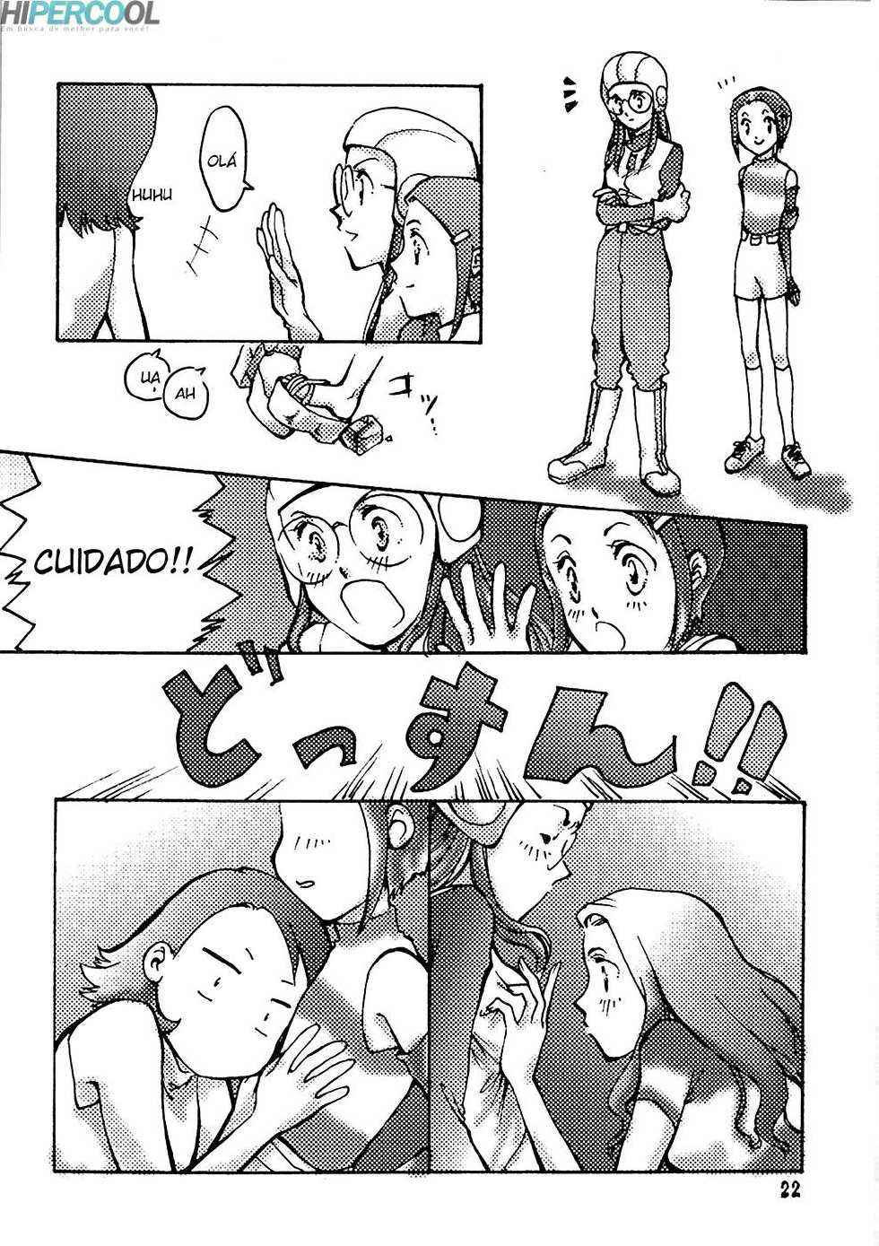 (C58) [Natsumoto Shoubou (Natsumoto Masato)] Ponchi Giga (Digimon) [Portuguese-BR] {HipercooL} - Page 21