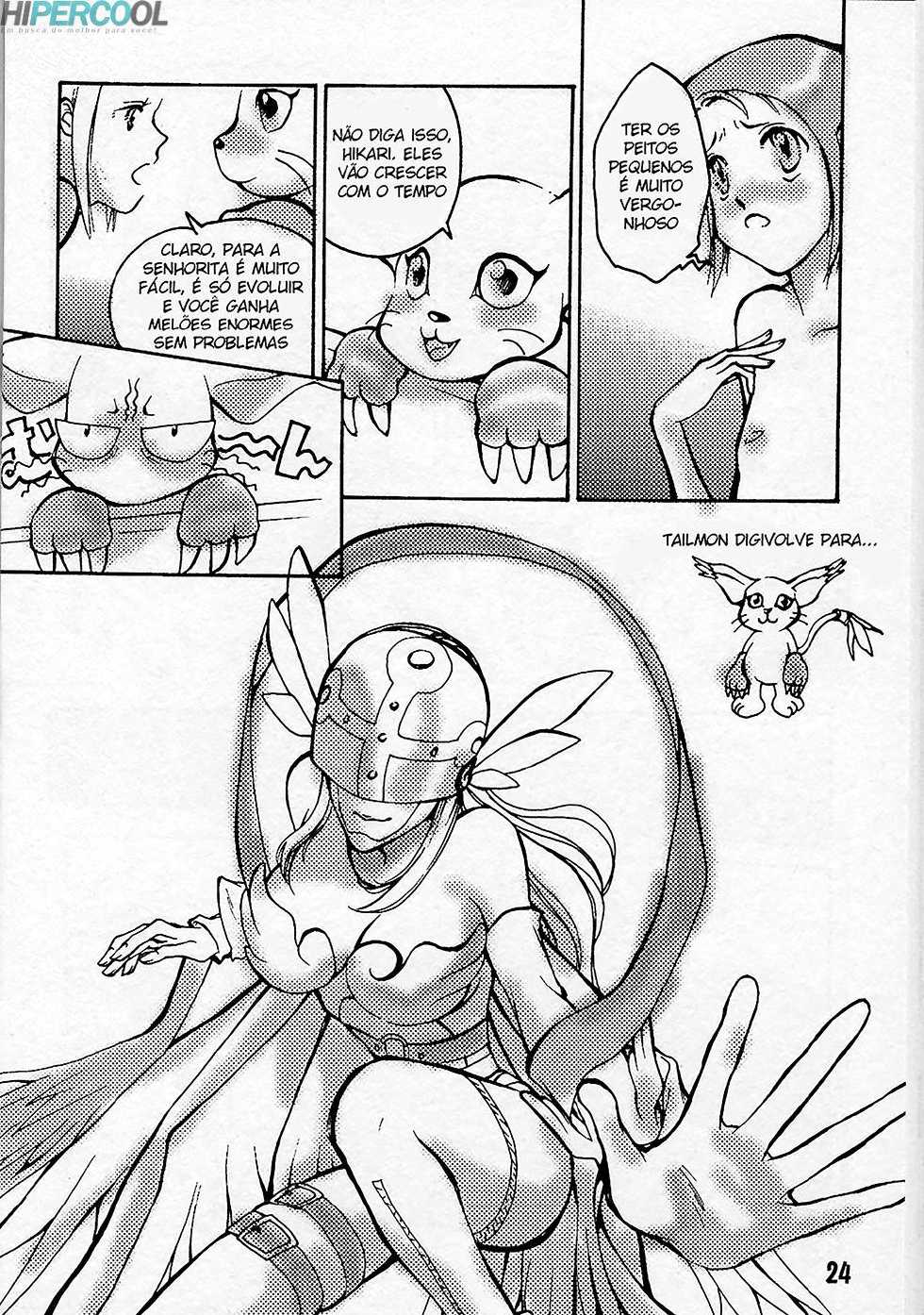(C58) [Natsumoto Shoubou (Natsumoto Masato)] Ponchi Giga (Digimon) [Portuguese-BR] {HipercooL} - Page 23
