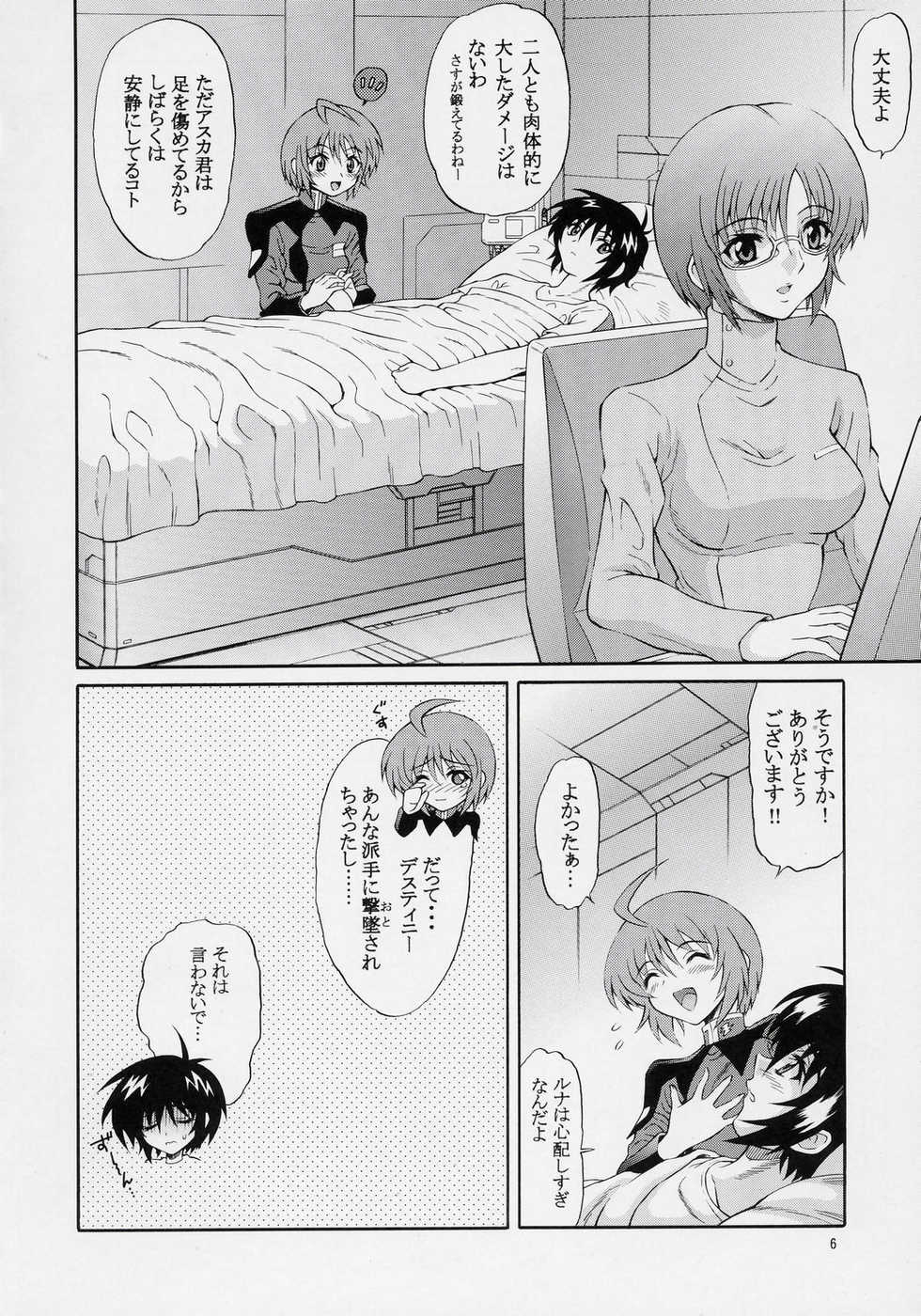 (C70) [GUST (Harukaze Soyogu)] Burning!! 03 (Gundam SEED DESTINY) - Page 5