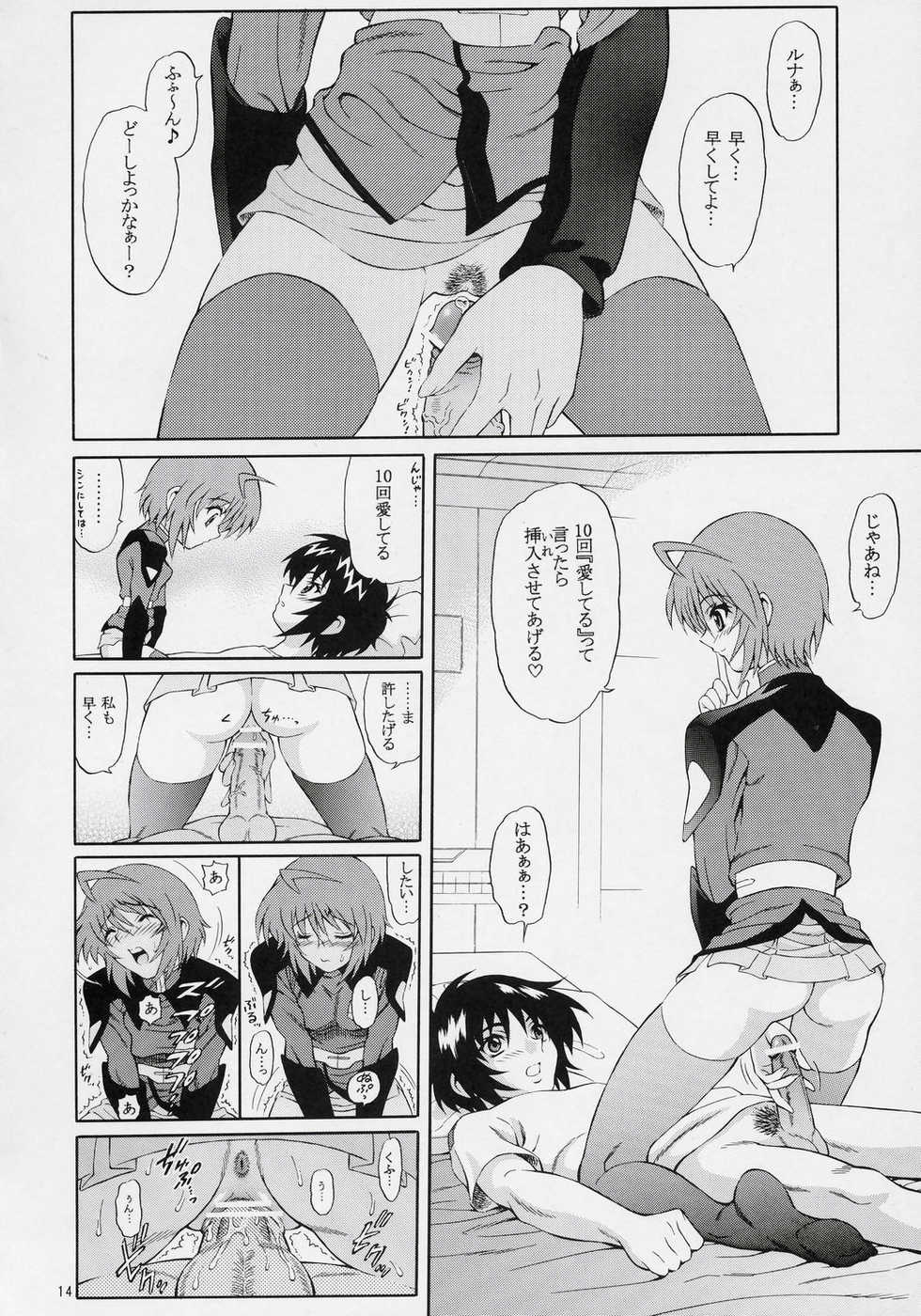 (C70) [GUST (Harukaze Soyogu)] Burning!! 03 (Gundam SEED DESTINY) - Page 13