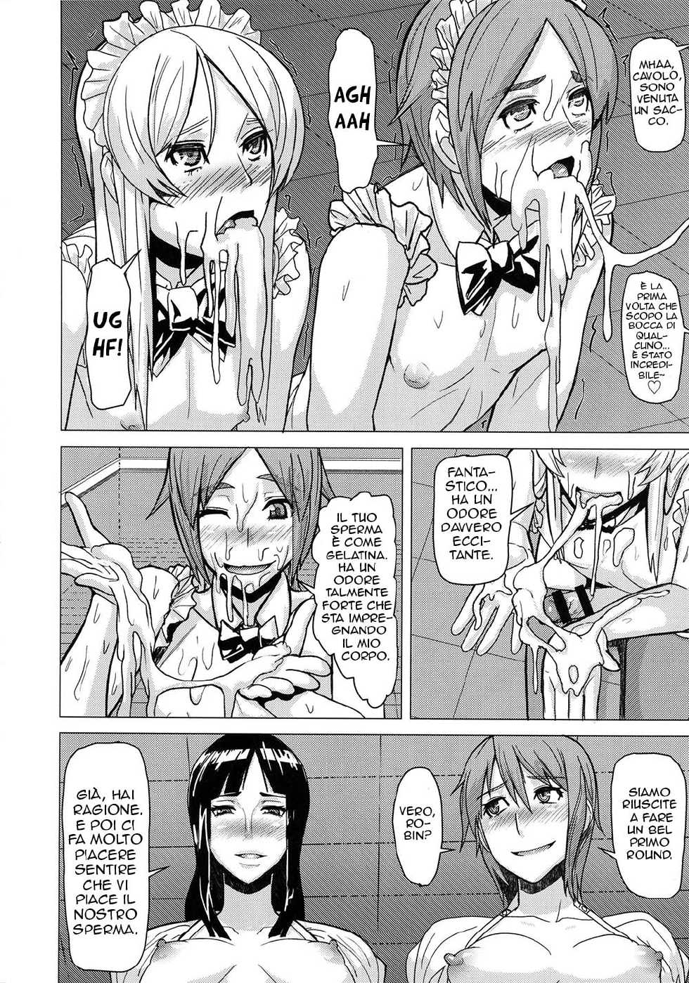 (Futaket 10) [Pollinosis (Shinkuu Tatsuya)] REDLEVEL11 (ONE PIECE) [Italian] {Hentai Fantasy} - Page 11