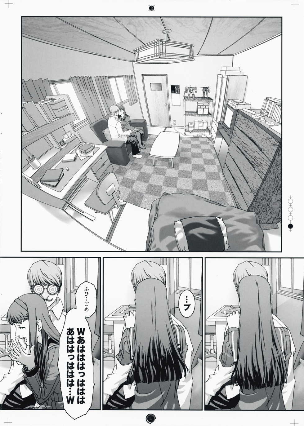 (C75) [Rabbit Hutch (Ikeda Usao)] Plug-in R (Persona 4) - Page 4