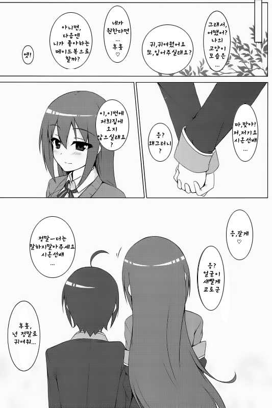 (COMIC1☆7) [Matatabi Sanjou (HaRu)] Mao ni wa Naisho da yo | 마오에겐 비밀이야 (GJ-bu) [Korean] [Team QB] - Page 17