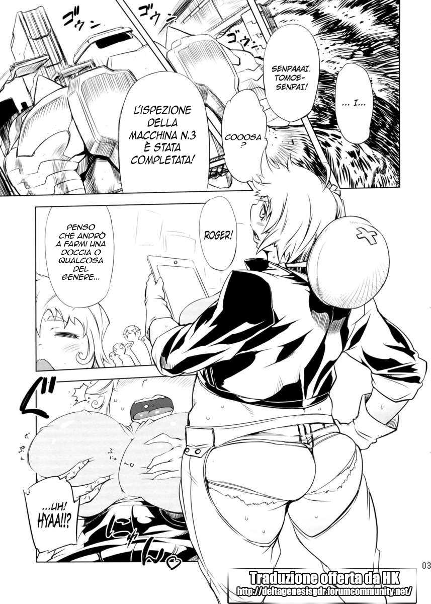 (Futaket 9) [Yuugengaisha Mach Spin (Drill Jill)] Chenge!! 3 (Getter Robo) [Italian] {H.K Italian} - Page 4