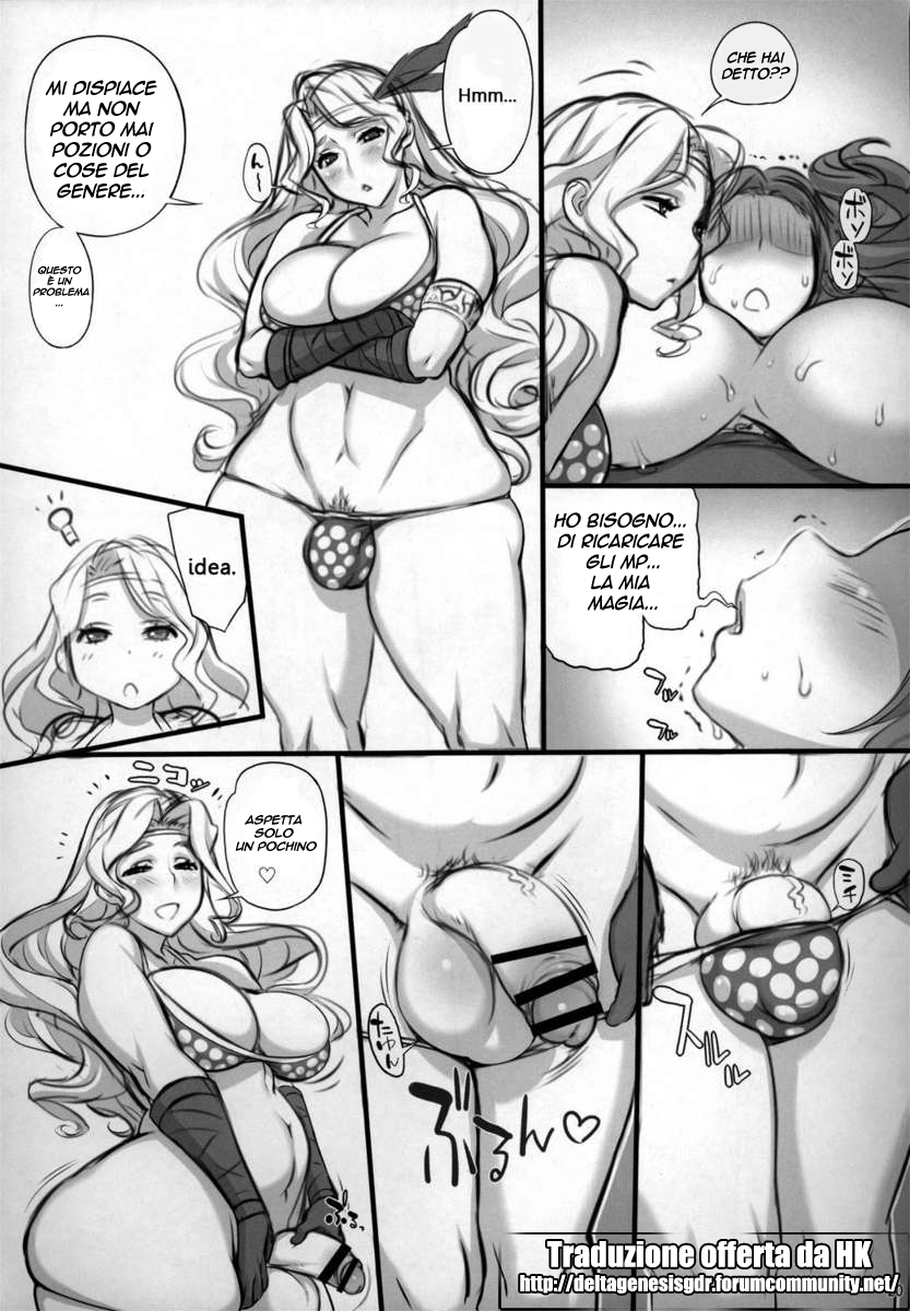 (C80) [OZONE (Marumiya)] Sorceress no Natsu, Amazon no Natsu. | Summer of Sorceress, Summer of Amazon (Dragon's Crown) [Italian] {H.K Italian} - Page 19