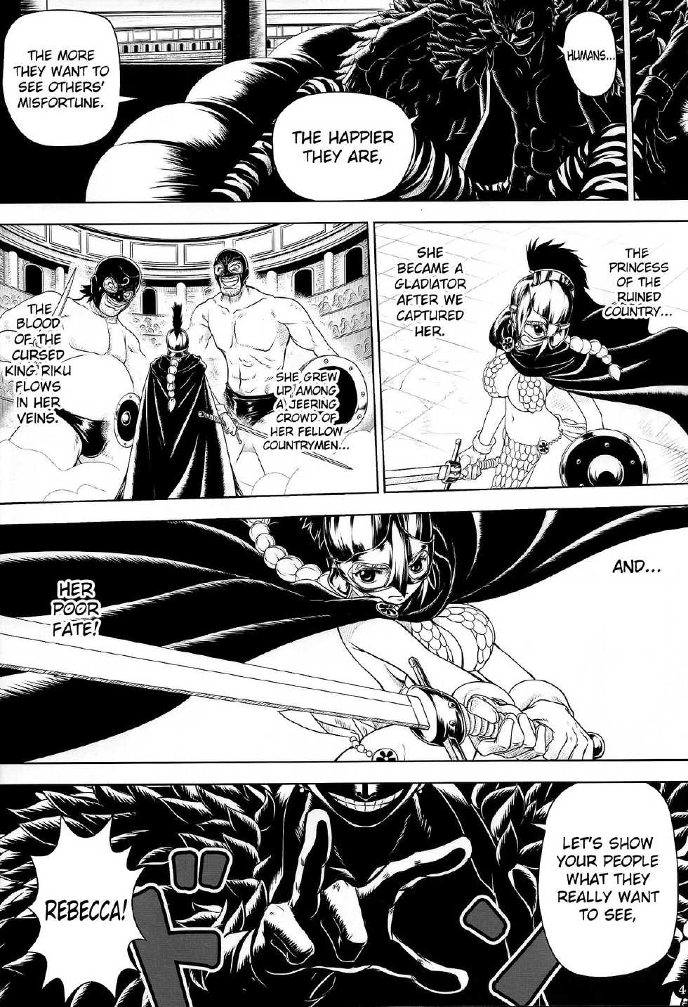 (C86) [Mikenekodou (Muten)] VANQUISH (One Piece) [English] [doujin-moe.us] - Page 3