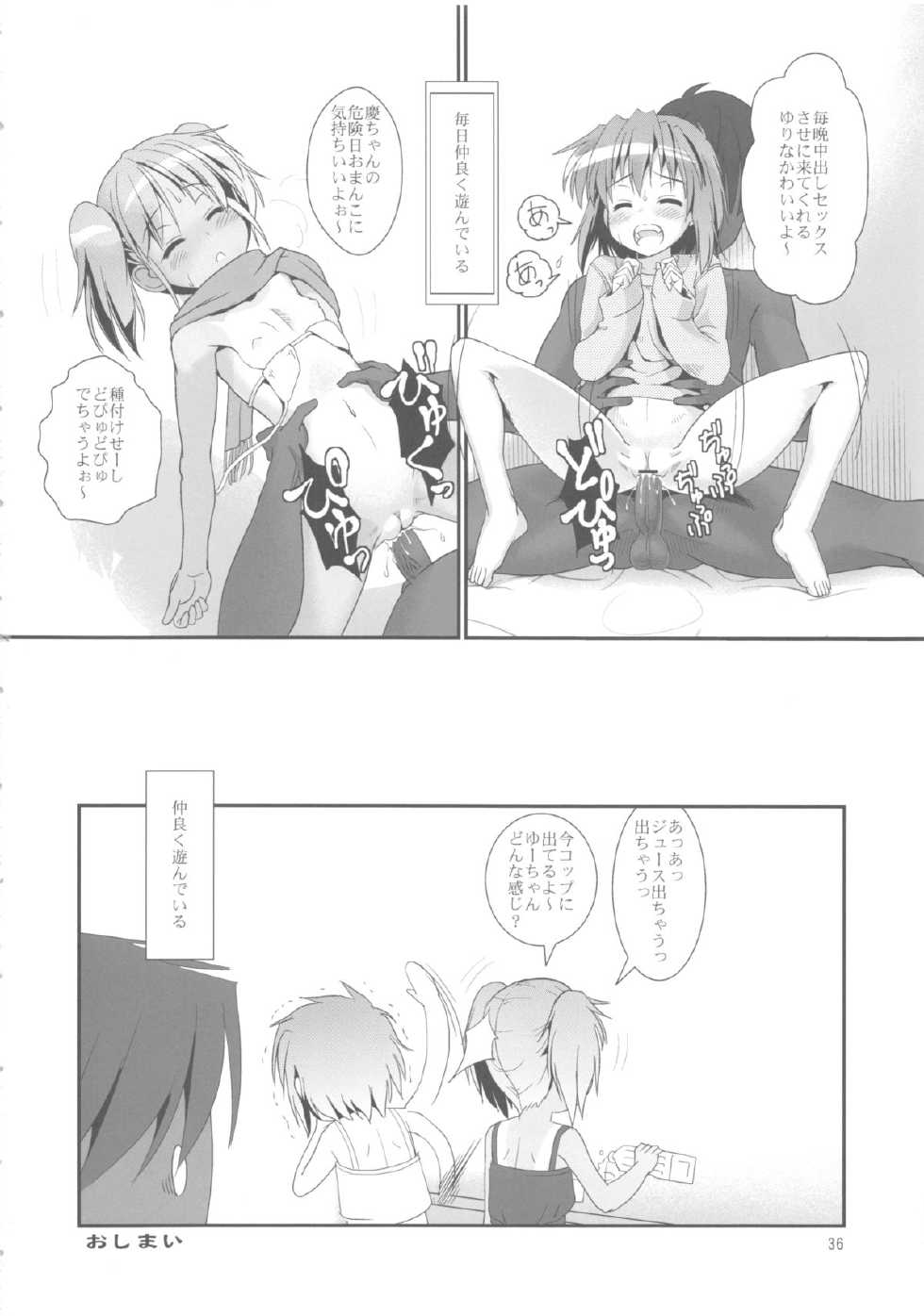 (C84) [The Dungeon In Yarn (Yone Kinji)] Koukan Nikki Kei to Seisakuchuu - Page 36