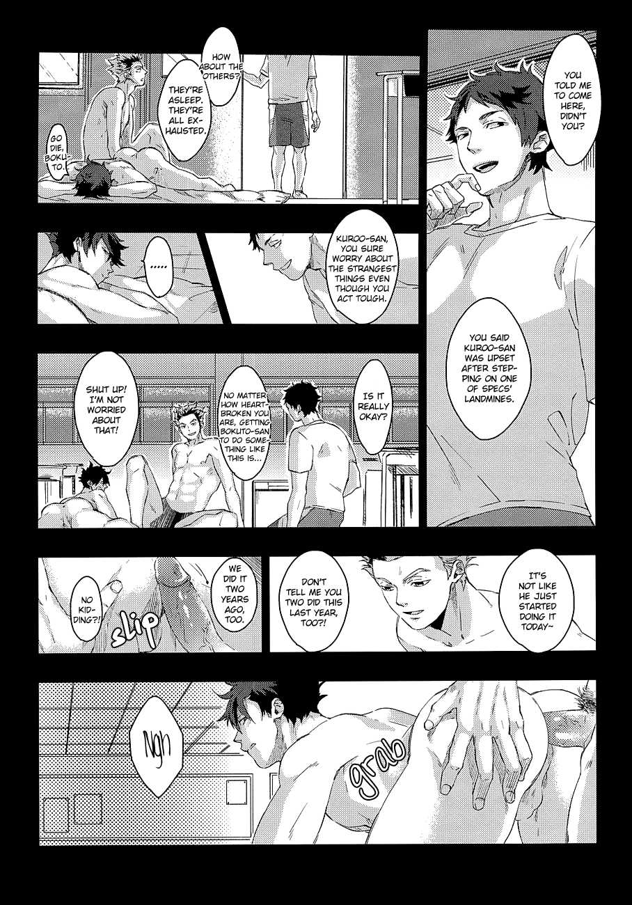(CCTokyo133) [Nyansei-Fukko (Touma Nigou)] Kuroo Uke (Haikyuu!!) [English] [Baka Dumb Aho Scans] [Decensored] - Page 5