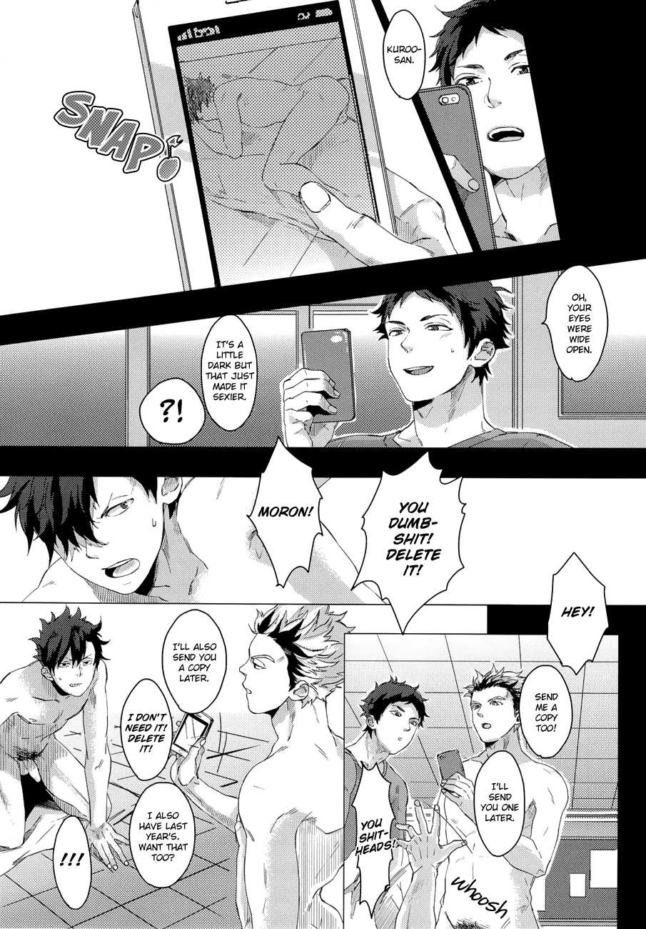 (CCTokyo133) [Nyansei-Fukko (Touma Nigou)] Kuroo Uke (Haikyuu!!) [English] [Baka Dumb Aho Scans] [Decensored] - Page 8
