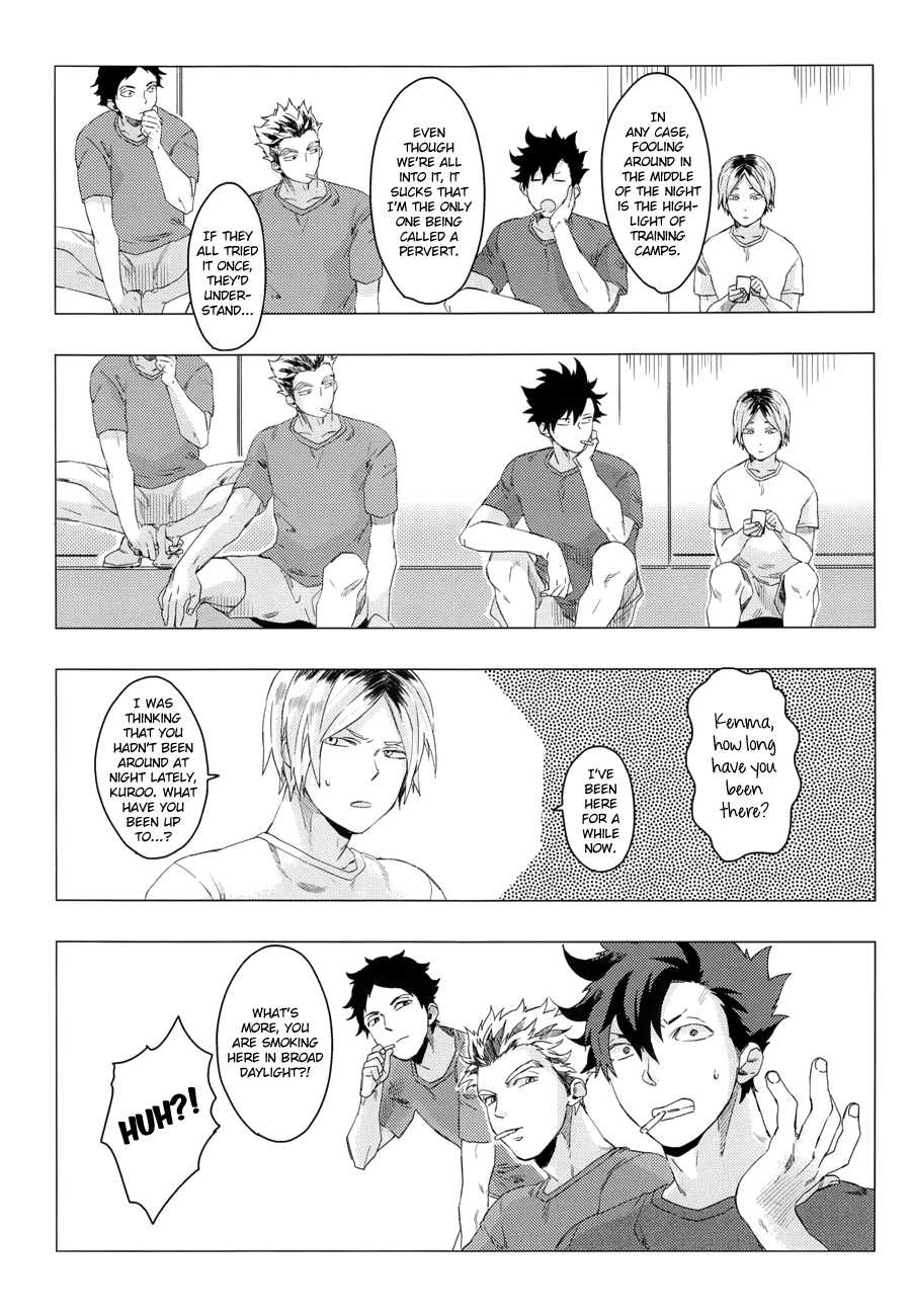(CCTokyo133) [Nyansei-Fukko (Touma Nigou)] Kuroo Uke (Haikyuu!!) [English] [Baka Dumb Aho Scans] [Decensored] - Page 24
