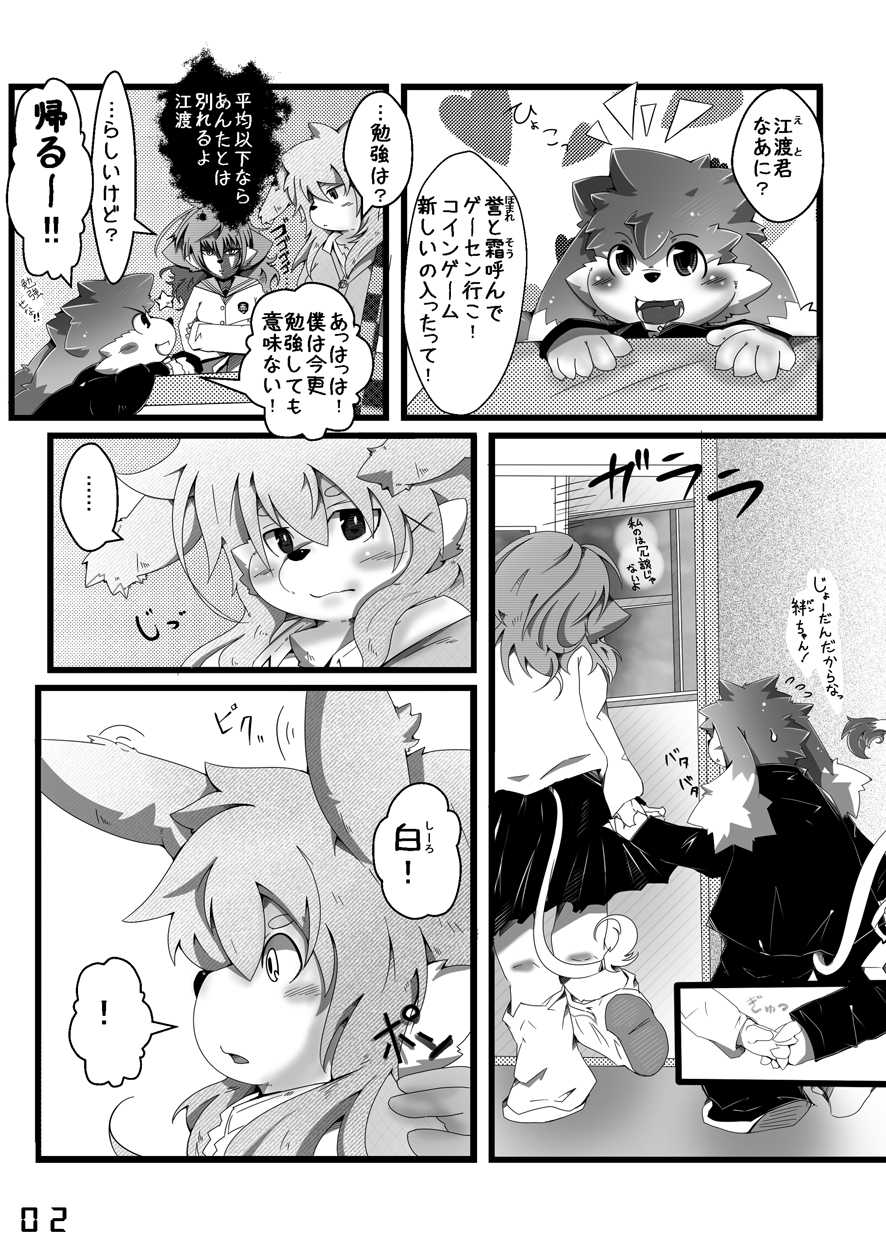 (Fur-st 3) [MONOTRUST (Parma, Tsurugi)] SAKASAMA Contrast - Page 3