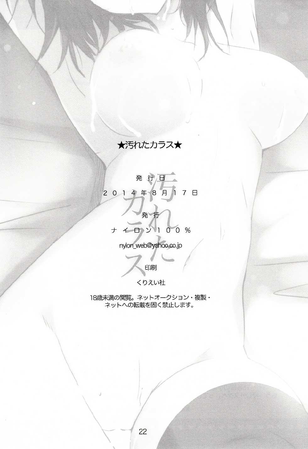 (C86) [Nylon 100% (Nylon)] Kegareta Karasu (Haikyuu!!) [English] {doujin-moe.us} - Page 23