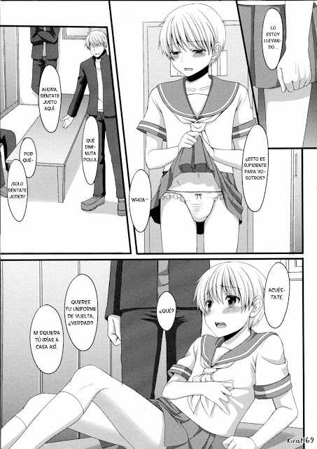 [Tottototomekichi (Tomekichi, Amami Ryouko)] Shounen ni Josousasete Ijimete Mita (Spanish) - Page 4