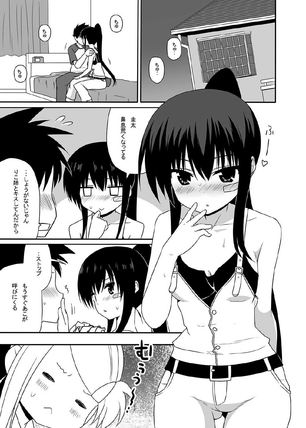 [7cm (Nase)] Ako-nee to Issen o Koeta Hi. (Kiss x Sis) [Digital] - Page 2