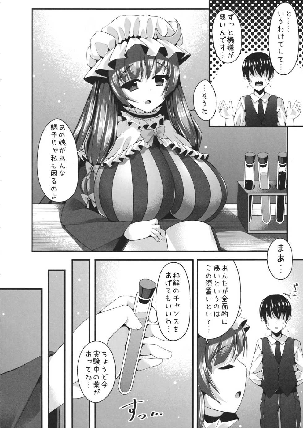 (C86) [Nyankoromochimochi (Kotoba Ai)] Kusuri de Icha-Love Koakuma Ecchi (Touhou Project) - Page 5