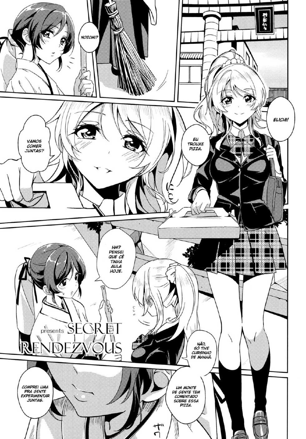 (Bokura no Love Live! 3) [MuraMura Pocky, Sinosino (Kasumi, Sinohara Sinome)] Dear Secrets (Love Live!) [Portuguese-BR] [HentaiDarking] - Page 4