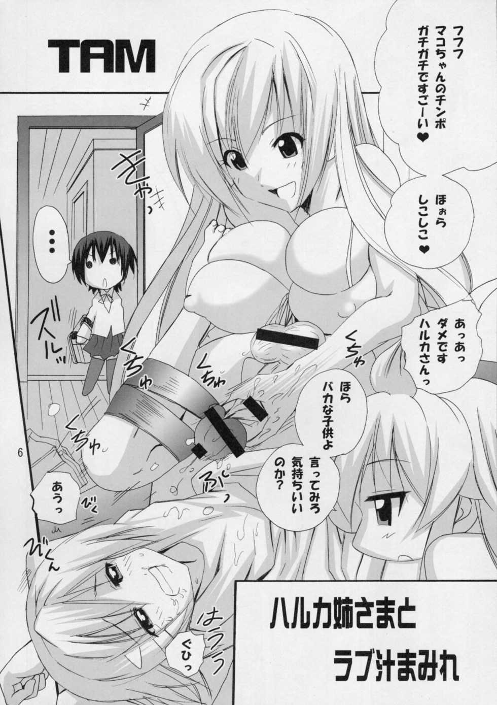 (C75) [PH (TAM)] Haruka Nee-sama to Love Shiru Mamire (Minami-ke) - Page 5