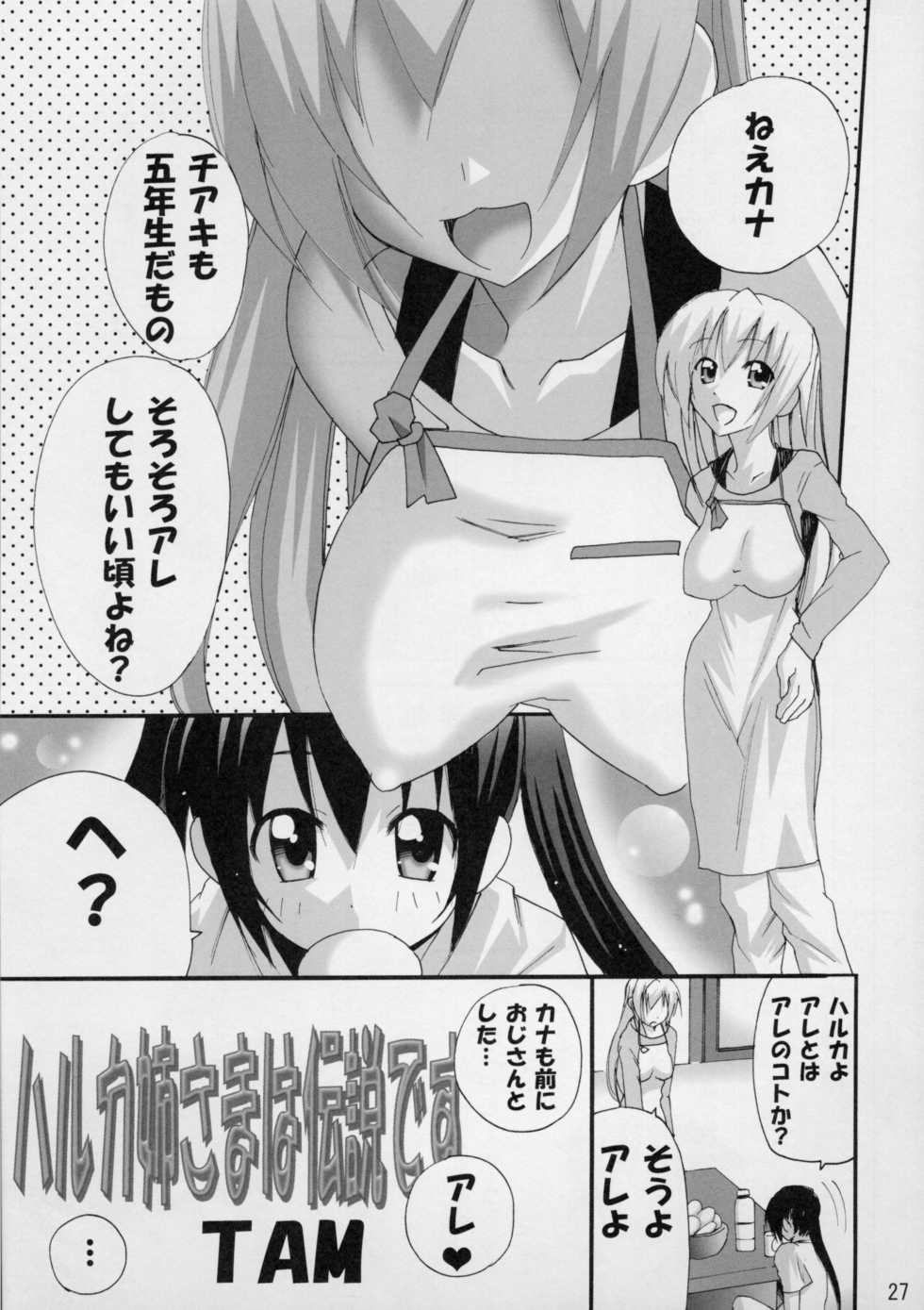 (C75) [PH (TAM)] Haruka Nee-sama to Love Shiru Mamire (Minami-ke) - Page 26