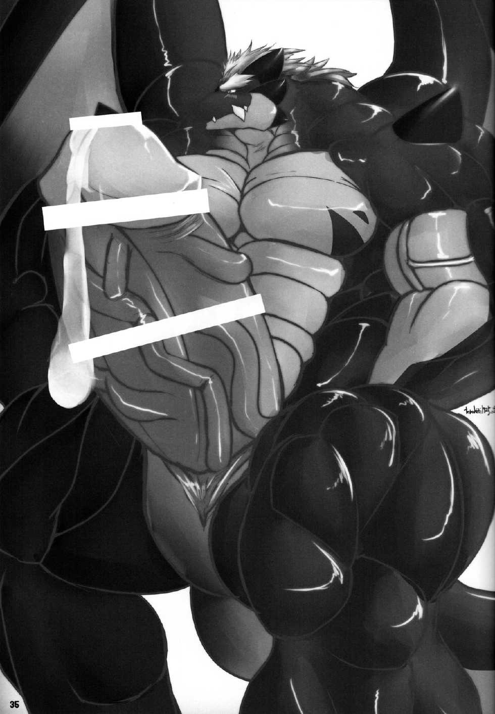 (Kansai! Kemoket 3) [Vorwärts (Various)] Dragon Sanctuary - Page 36