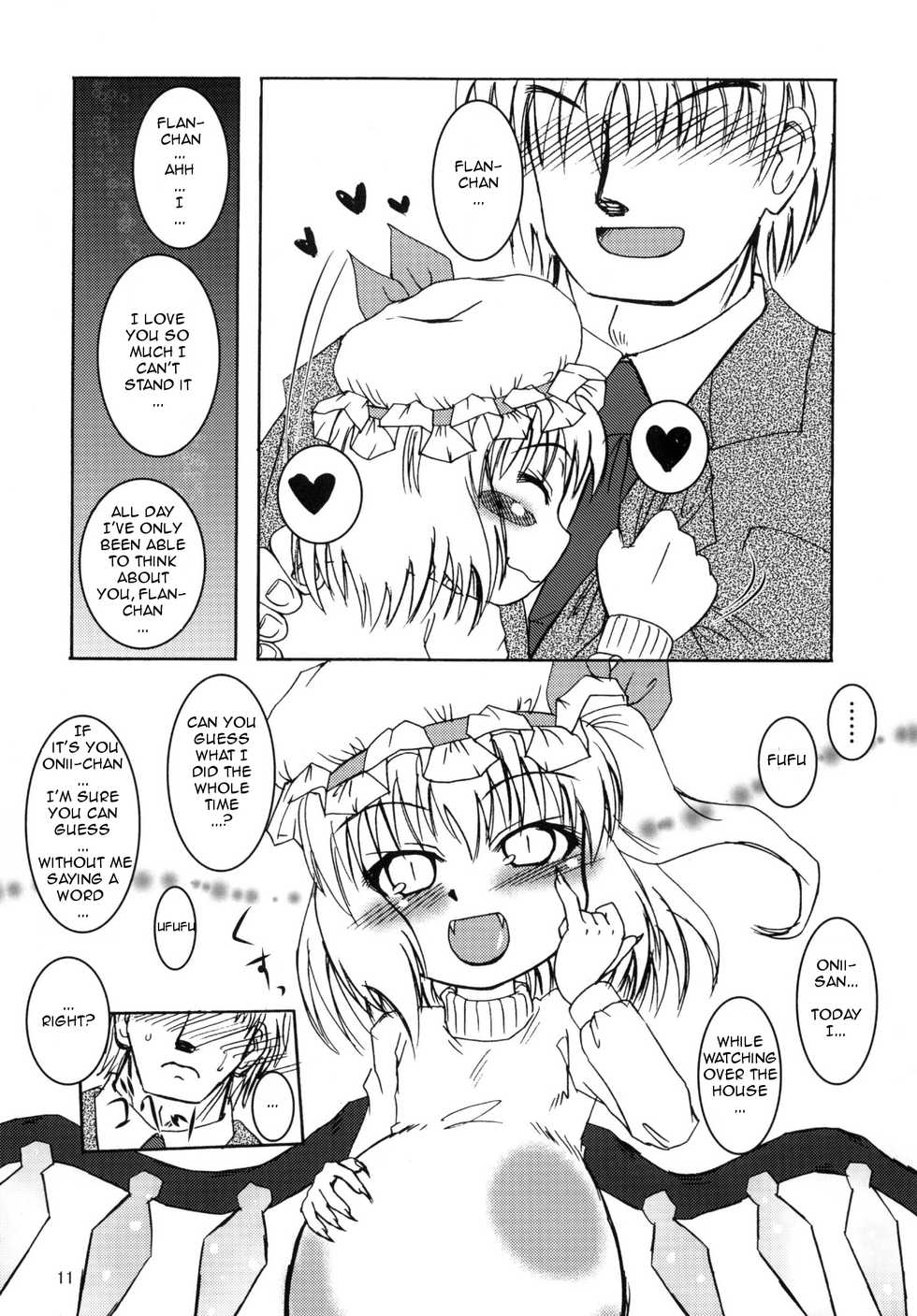 [Akachi (Enno Syouta)] Furan Yon Bun no Ichi Shiawasena Futari | Flan: 1/4th happy couple (Touhou Project) [English] {Forbidden Translations} [Digital] - Page 10