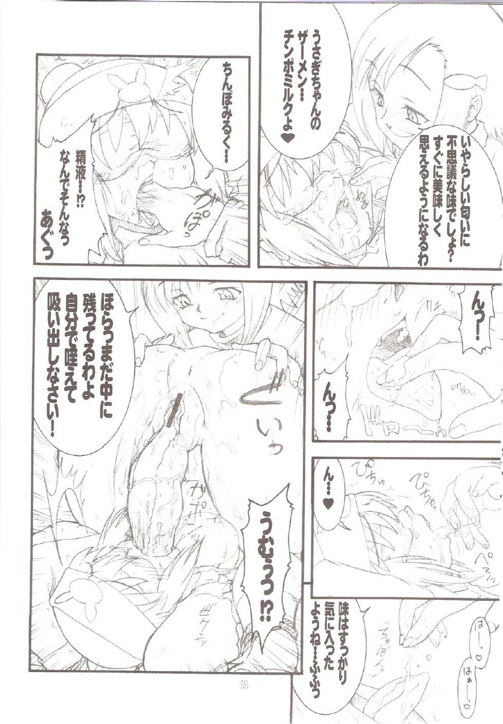 (C70) [Rei no Tokoro (Kuroarama Soukai)] USAGI DROPS 2 (Gotcha Force) - Page 13