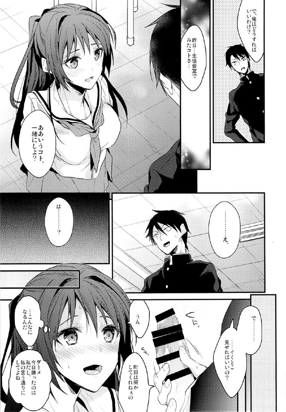 (C87) [Renainou, KUKU (Mizuyuki, Minase Seri)] Shiritsu Higashiyama Koutougakkou - Page 8