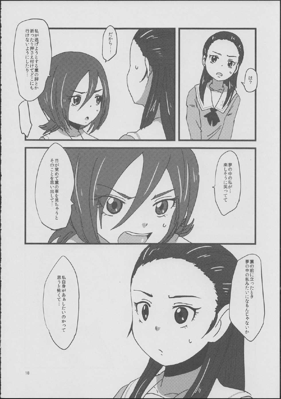 (COMIC1☆6) [Yukirinrin! (Yu)] CATASTROPHE (Futari wa Precure Splash Star) - Page 17