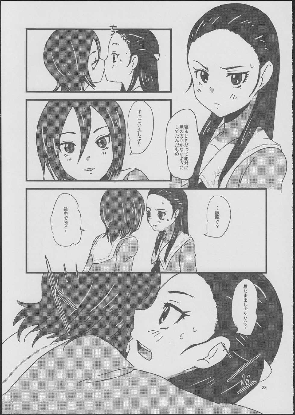 (COMIC1☆6) [Yukirinrin! (Yu)] CATASTROPHE (Futari wa Precure Splash Star) - Page 22