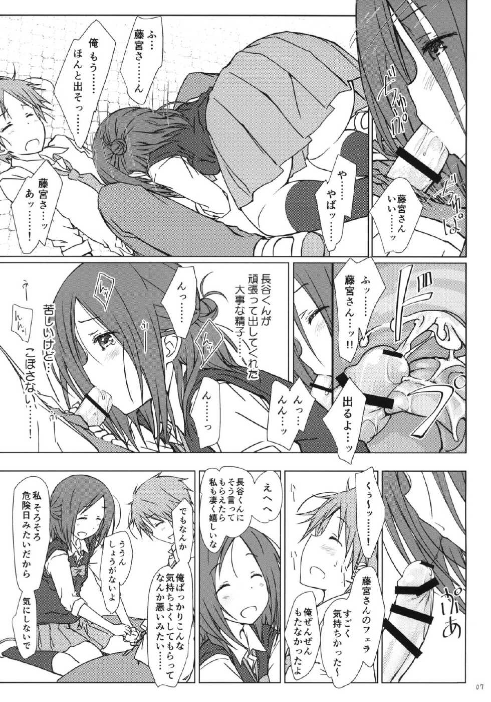 (C87) [Super Flat Lolinitron (Focke Wolf)] "Tomodachi to no Sex no Tsuzuki." (One Week Friends) - Page 6