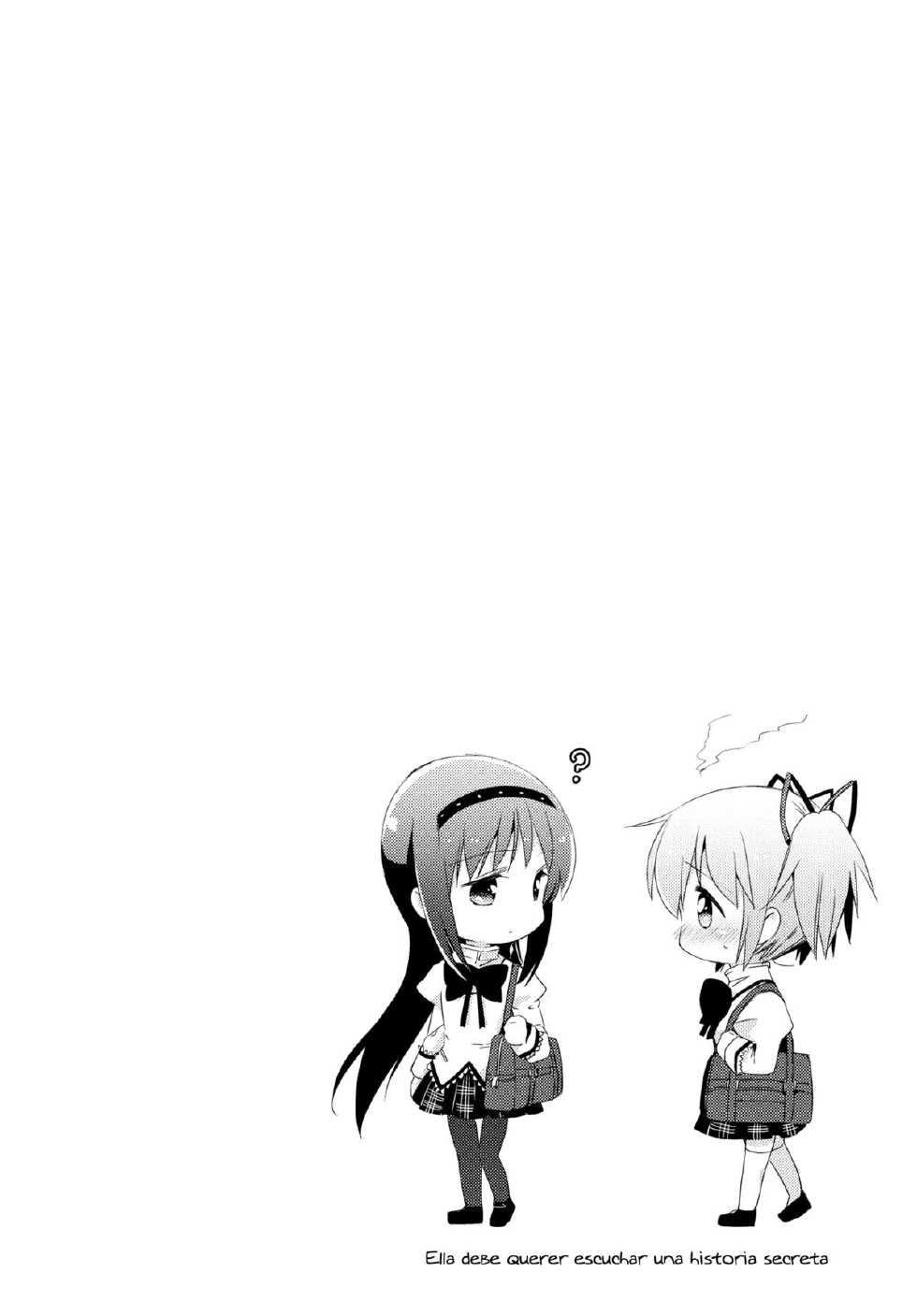 (Mou Nanimo Kowakunai 14) [CITRON (Yamada Ako)] Himitsu no Hanashi o Kikitai Soudesu | Ella debe querer escuchar una historia secreta (Puella Magi Madoka Magica) [Spanish] [HellStone no Fansub] - Page 3