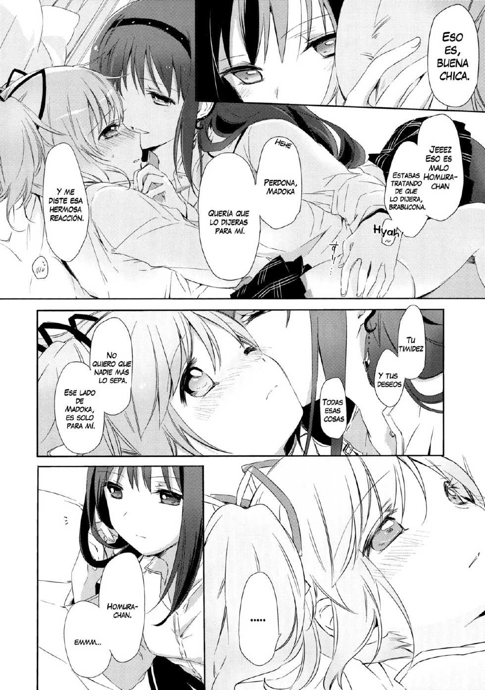 (Mou Nanimo Kowakunai 14) [CITRON (Yamada Ako)] Himitsu no Hanashi o Kikitai Soudesu | Ella debe querer escuchar una historia secreta (Puella Magi Madoka Magica) [Spanish] [HellStone no Fansub] - Page 9