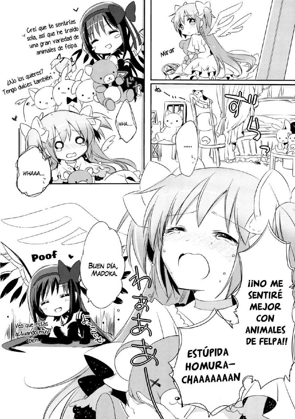 (Mou Nanimo Kowakunai 14) [CITRON (Yamada Ako)] Himitsu no Hanashi o Kikitai Soudesu | Ella debe querer escuchar una historia secreta (Puella Magi Madoka Magica) [Spanish] [HellStone no Fansub] - Page 13