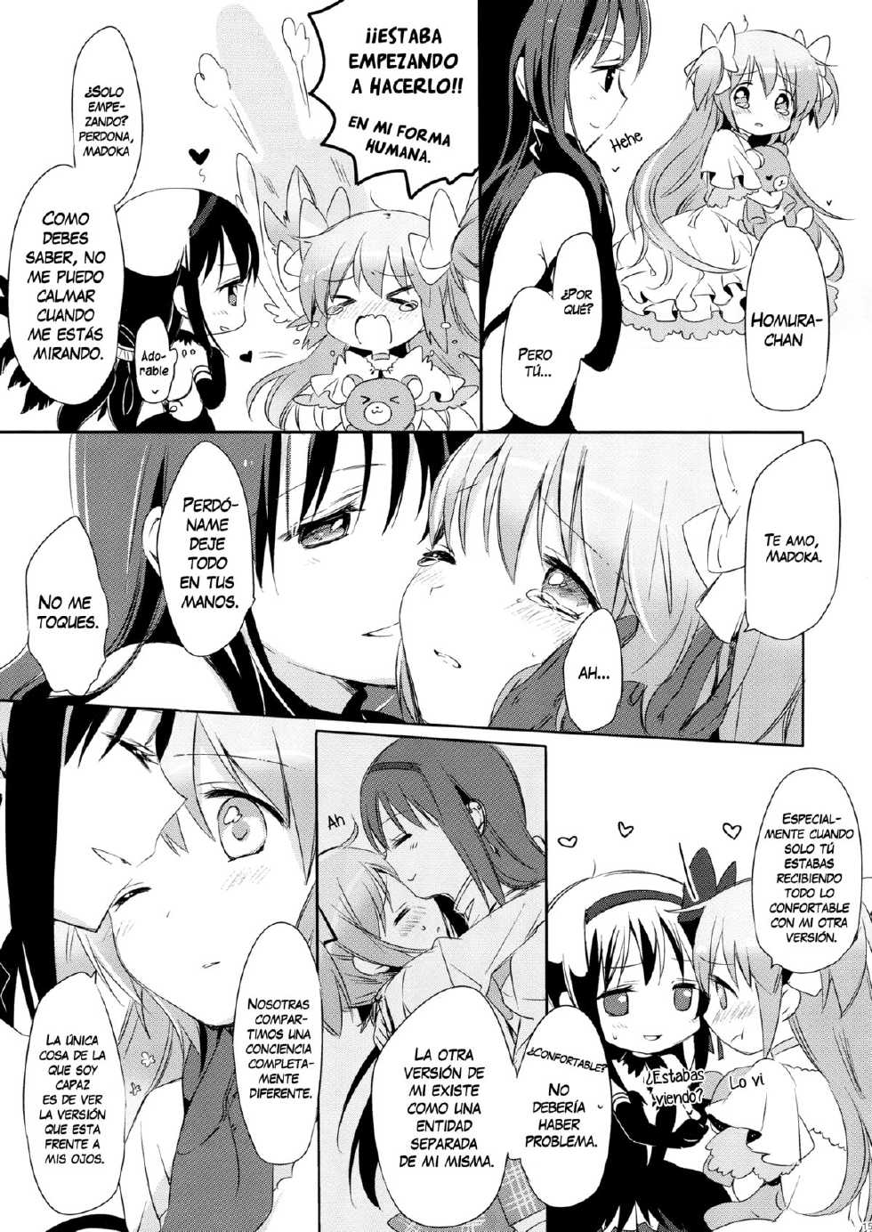 (Mou Nanimo Kowakunai 14) [CITRON (Yamada Ako)] Himitsu no Hanashi o Kikitai Soudesu | Ella debe querer escuchar una historia secreta (Puella Magi Madoka Magica) [Spanish] [HellStone no Fansub] - Page 14