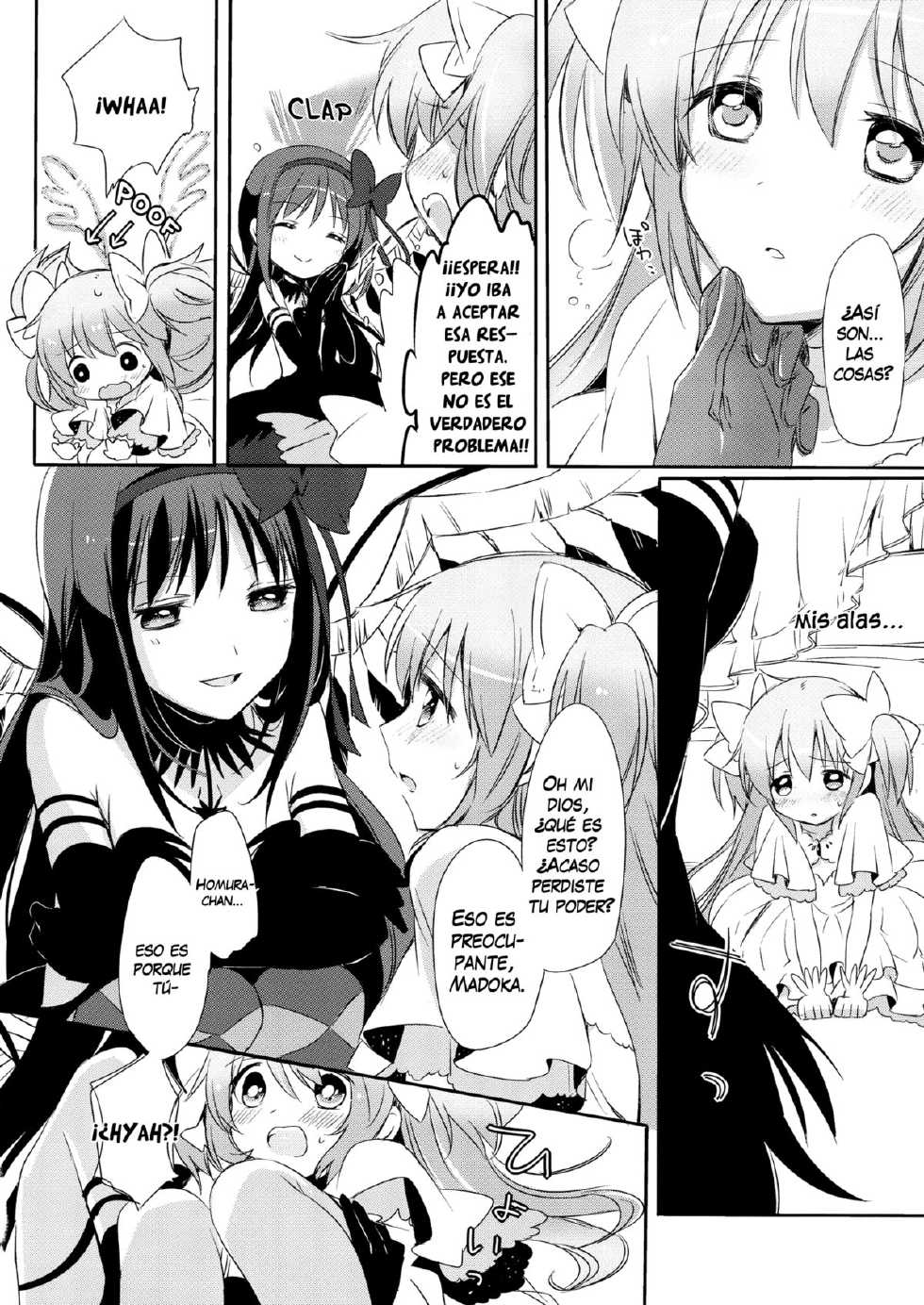 (Mou Nanimo Kowakunai 14) [CITRON (Yamada Ako)] Himitsu no Hanashi o Kikitai Soudesu | Ella debe querer escuchar una historia secreta (Puella Magi Madoka Magica) [Spanish] [HellStone no Fansub] - Page 15