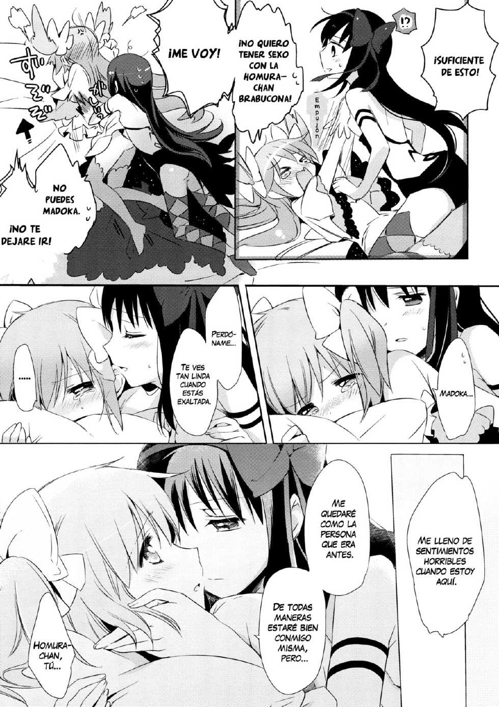 (Mou Nanimo Kowakunai 14) [CITRON (Yamada Ako)] Himitsu no Hanashi o Kikitai Soudesu | Ella debe querer escuchar una historia secreta (Puella Magi Madoka Magica) [Spanish] [HellStone no Fansub] - Page 22