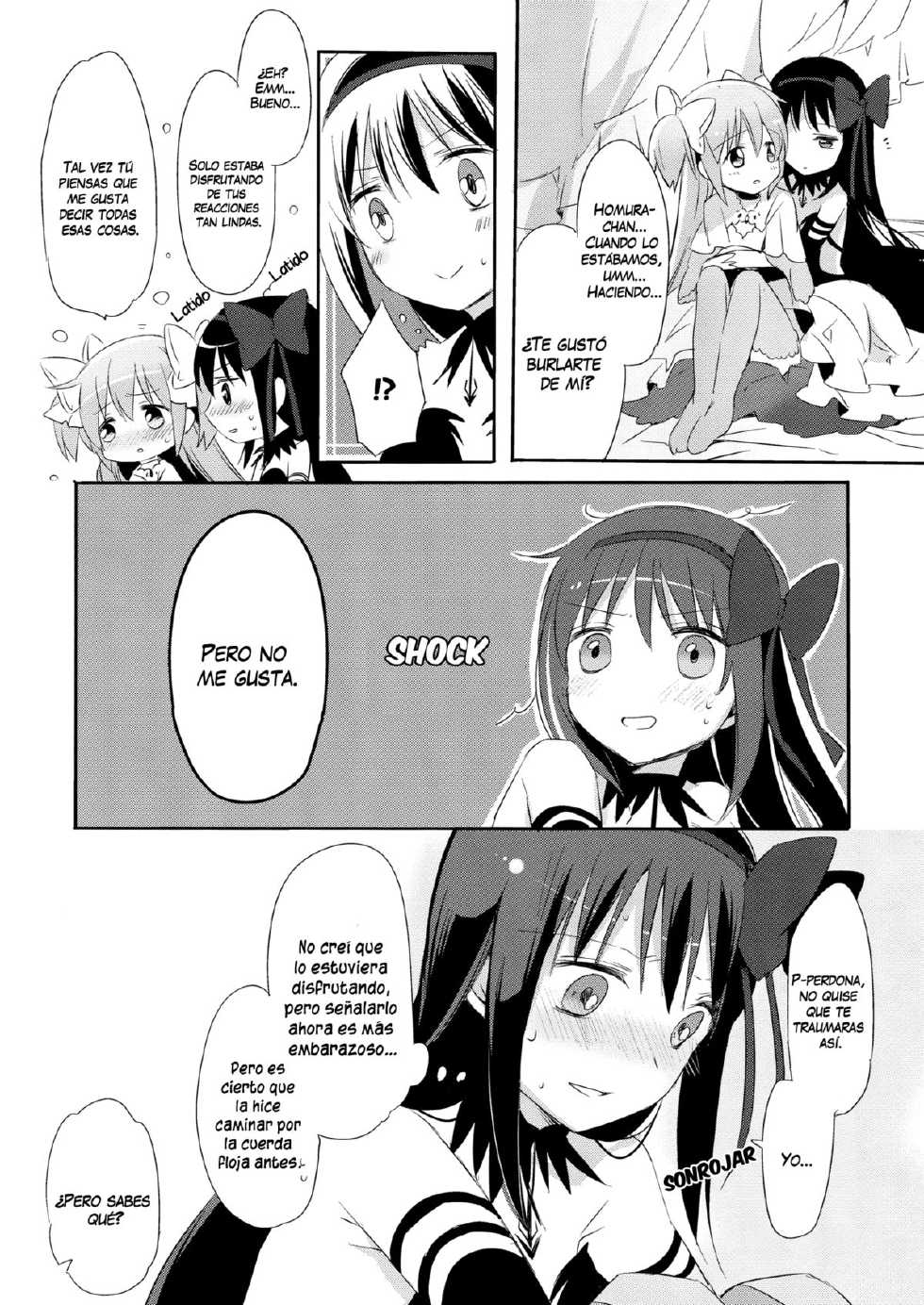 (Mou Nanimo Kowakunai 14) [CITRON (Yamada Ako)] Himitsu no Hanashi o Kikitai Soudesu | Ella debe querer escuchar una historia secreta (Puella Magi Madoka Magica) [Spanish] [HellStone no Fansub] - Page 27